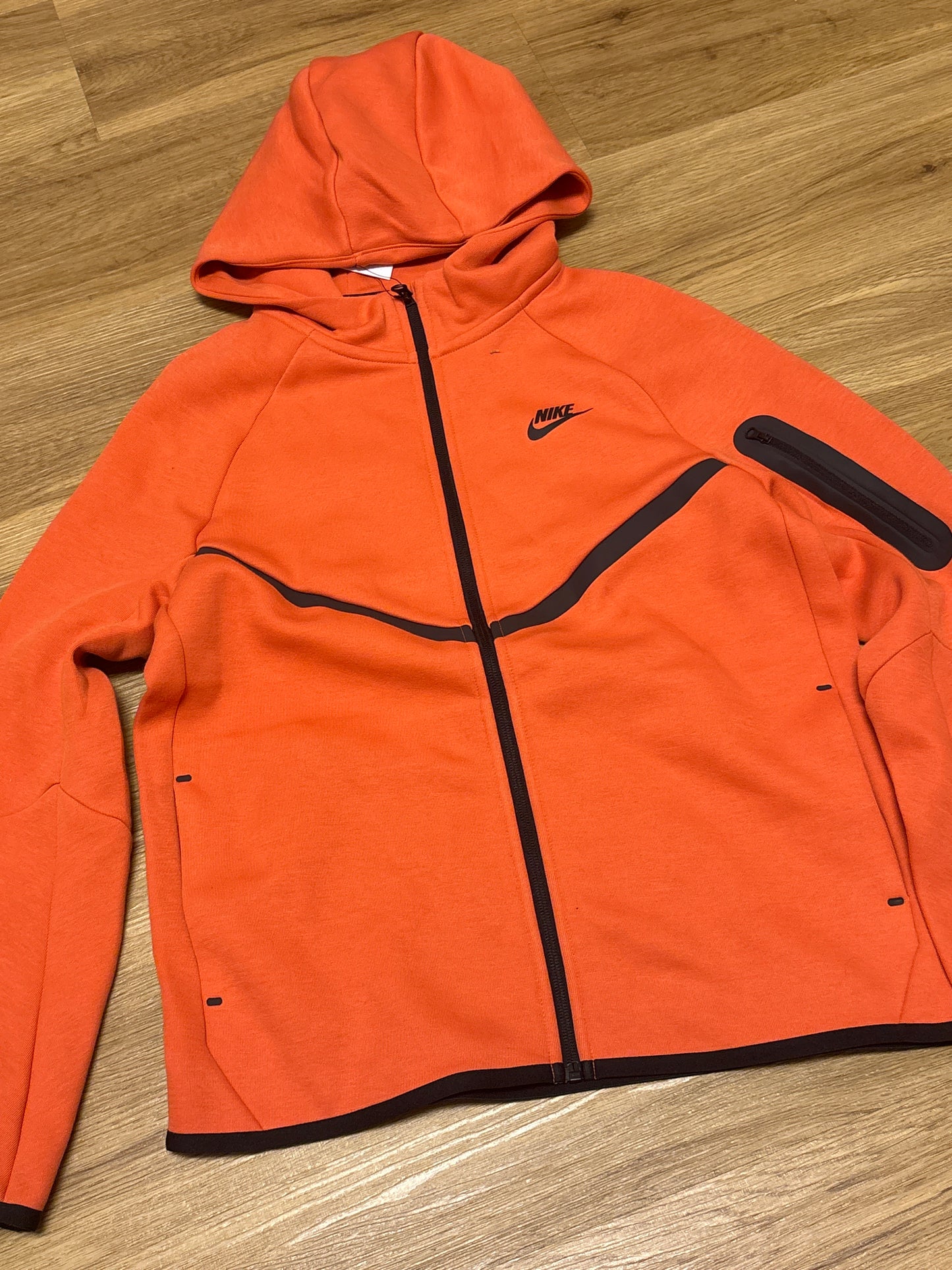 Nike Techfit Jacke Kinder in orange, Größe XL
