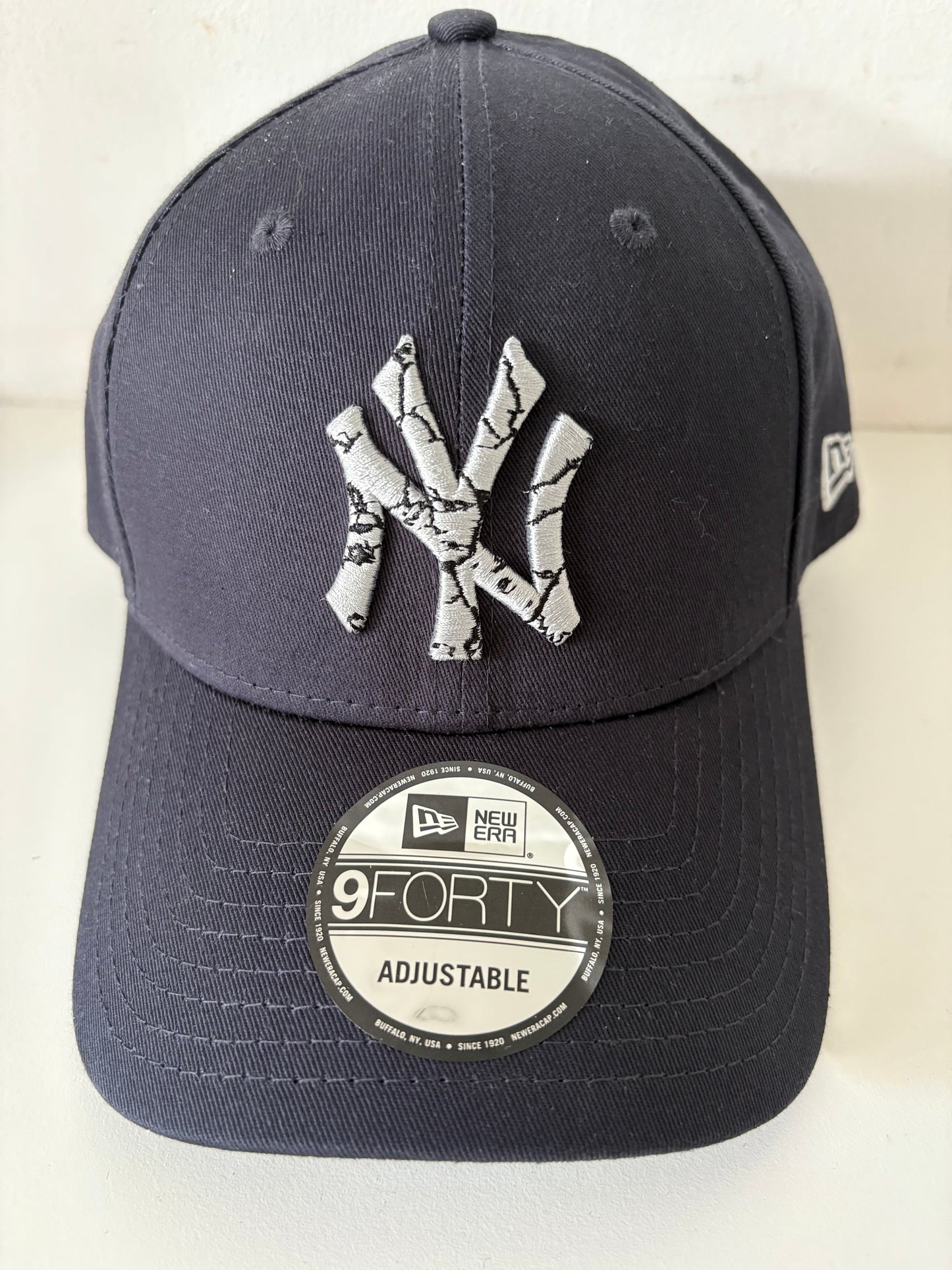 New Era Cap New York Yankees in dunkelblau Muster, Größe verstellbar