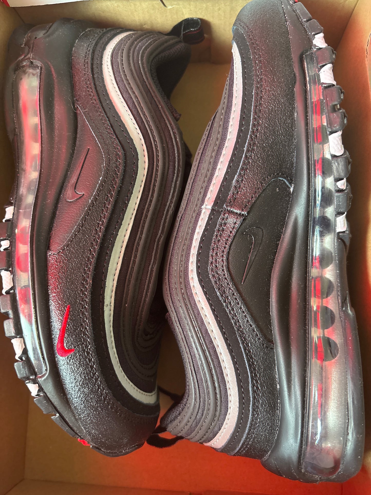 Nike Air Max 97,schwarz/silber, Größe 37,5