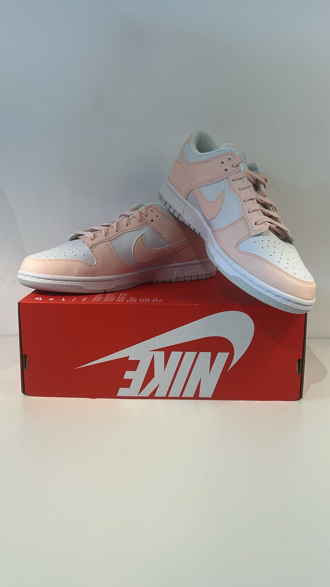 Nike Dunk low weiss/lachs, Größe wählbar