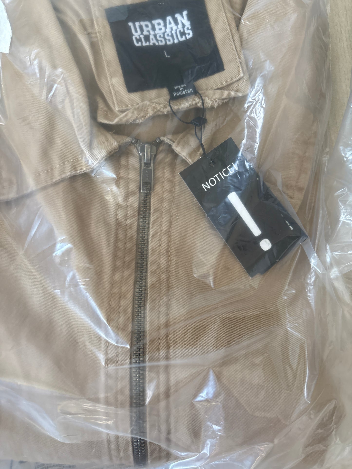Urban Classics Jacke , beige, Größe L