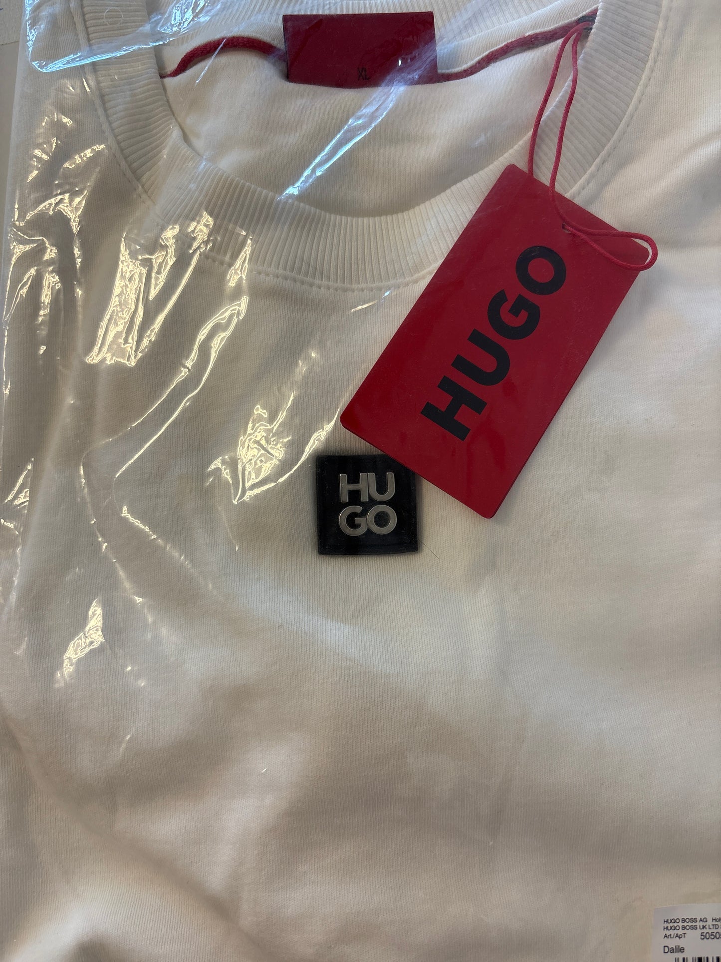 Boss Shirt, Creme, Größe wählbar