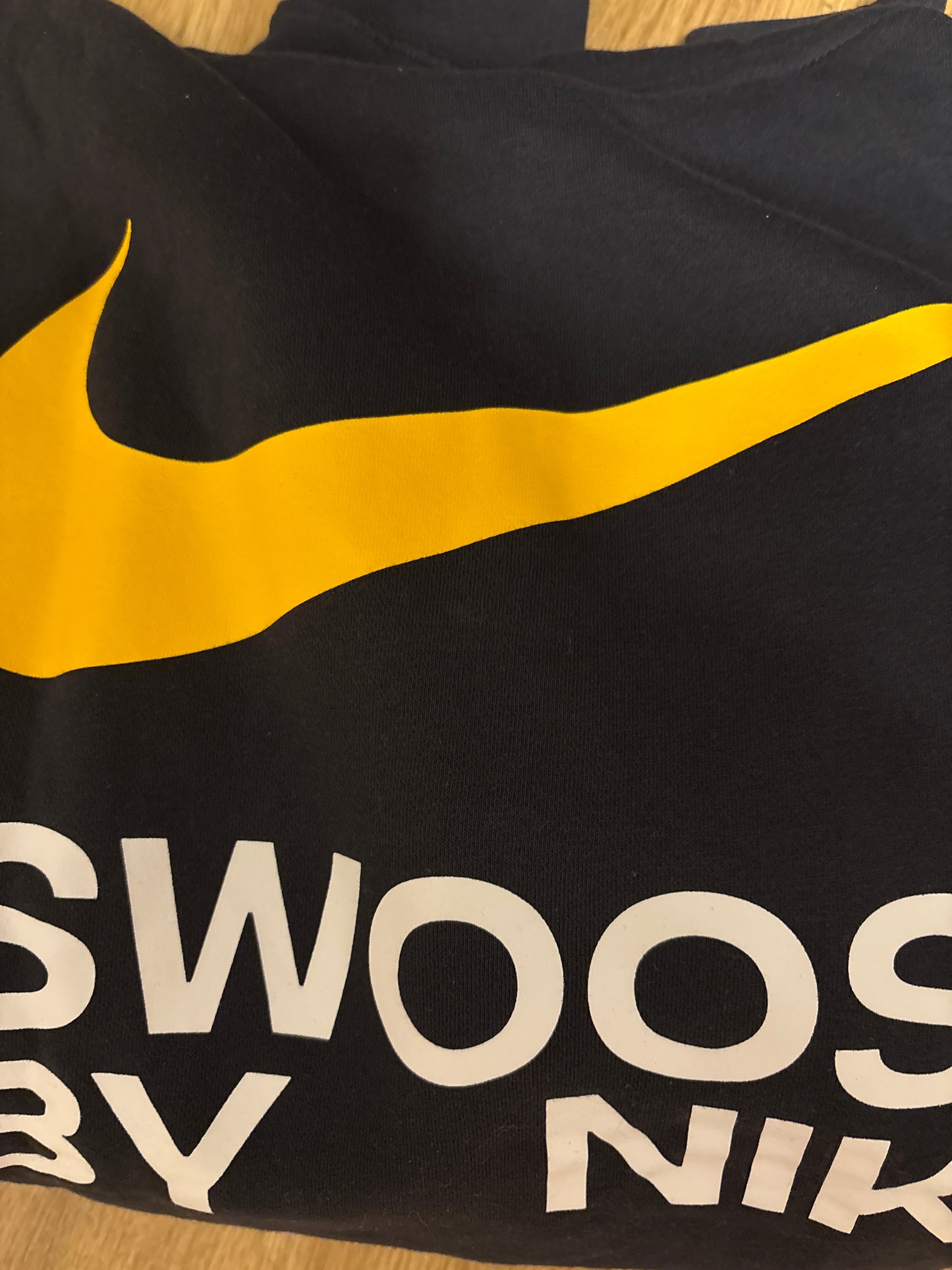 Nike Hoodie, Größe wählbar in schwarz/orange/muster