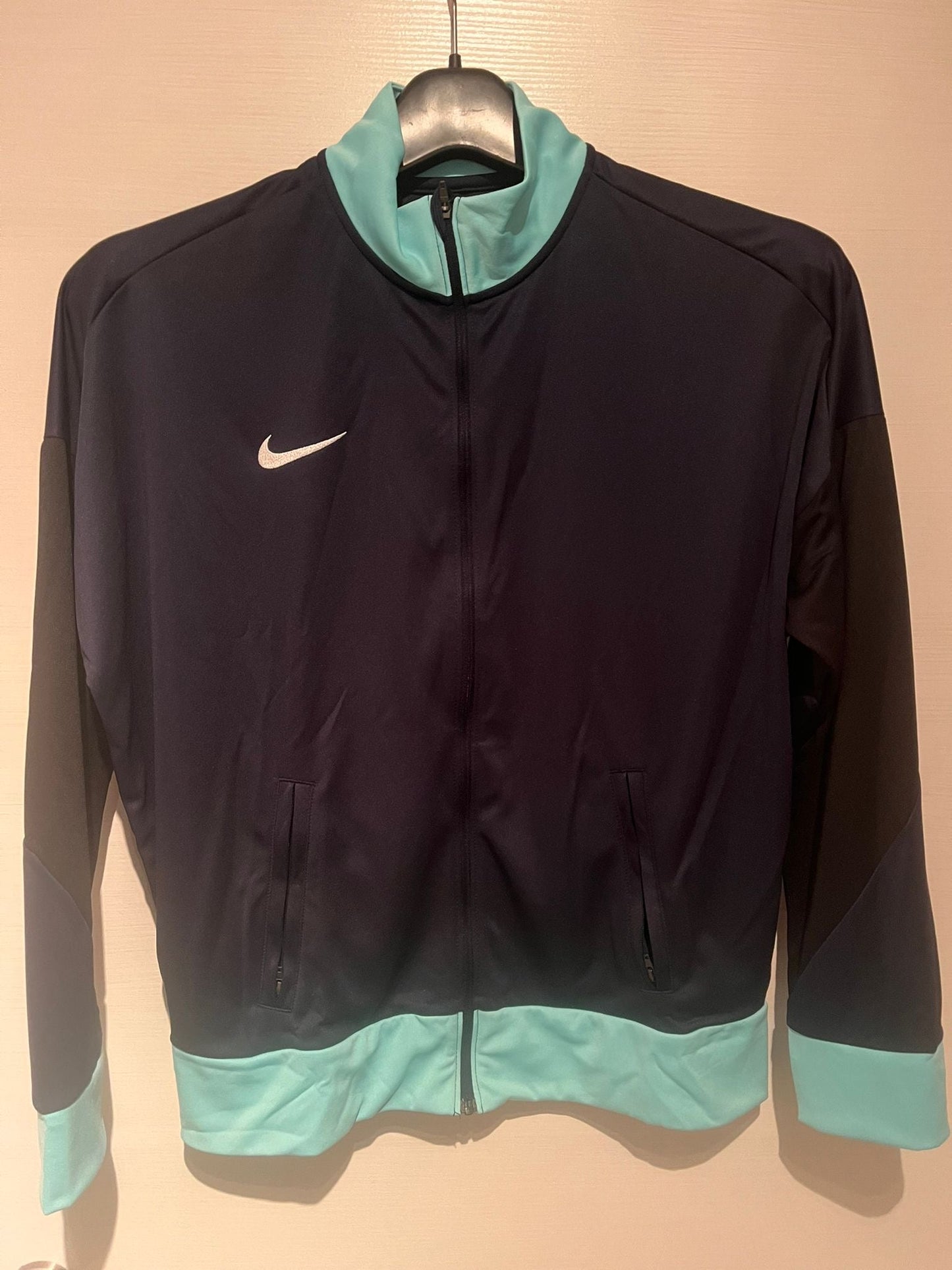 Nike Trainingsjacke dunkelblau/türkis, Größe S