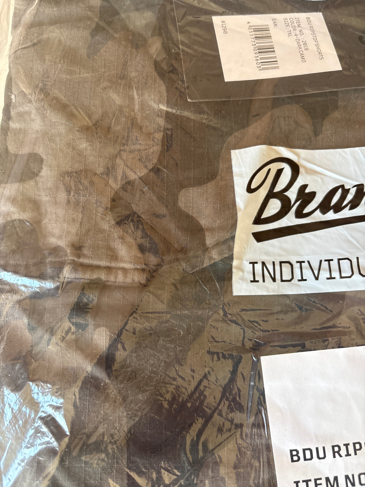 Brandit Camo Hose, Größe 7XL