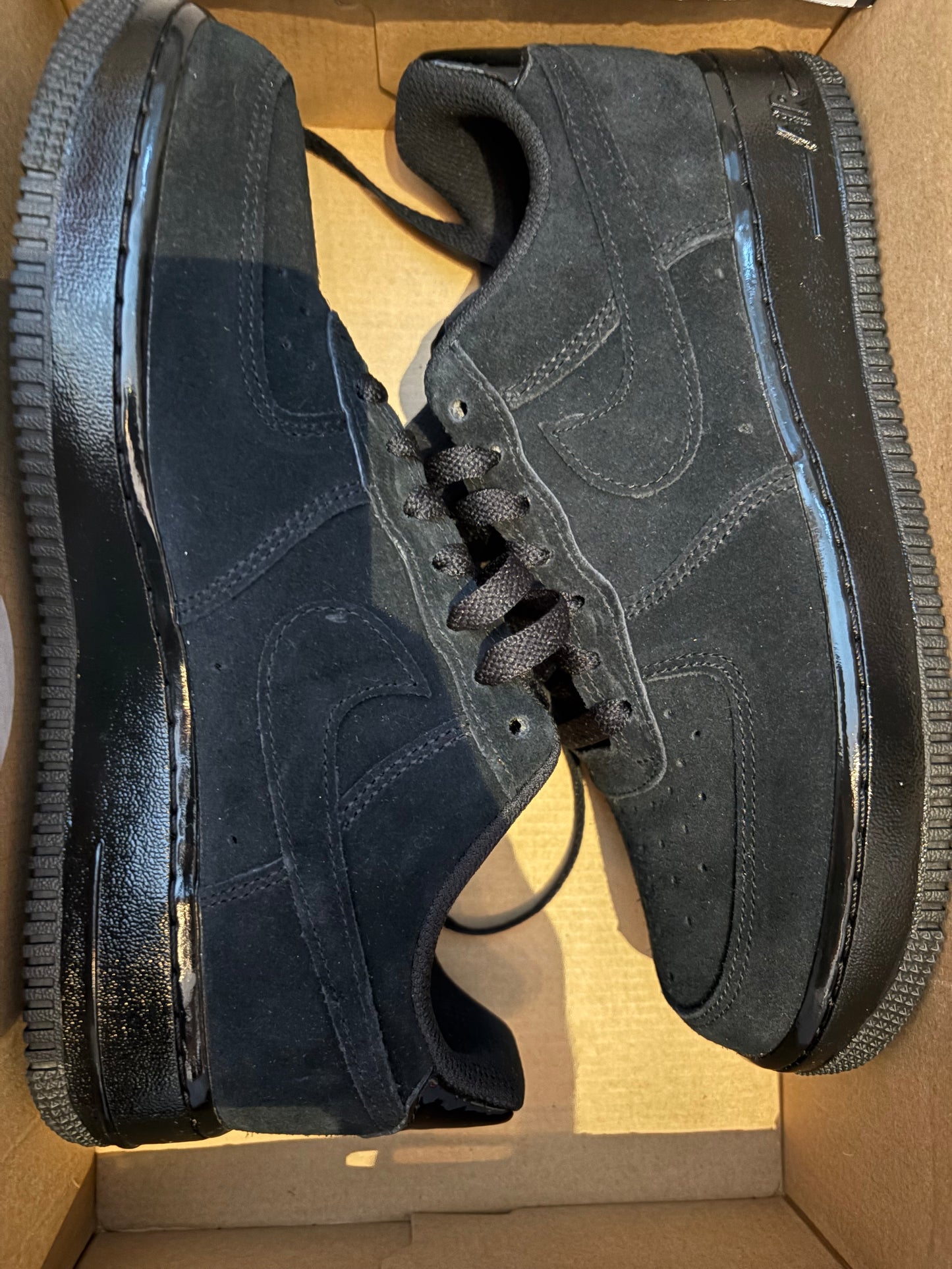 Nike Airforce 1 in schwarz, Größe wählbar