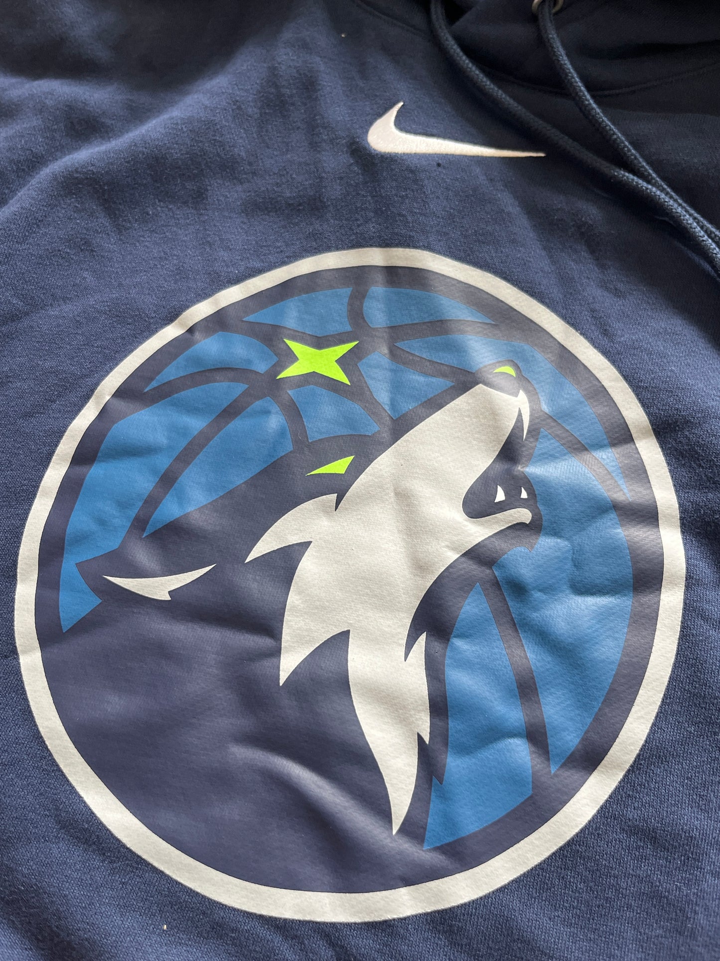 Nike x NBA Minnesota Timberwolves Hoodie in dunkelblau , Größe wählbar
