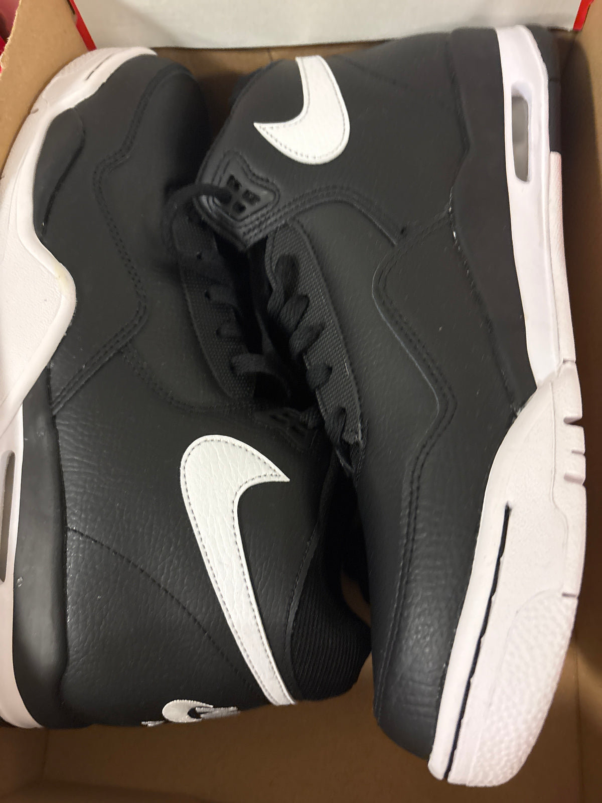 Nike Flight Legacy in schwarz/weiss, Größe 44,5