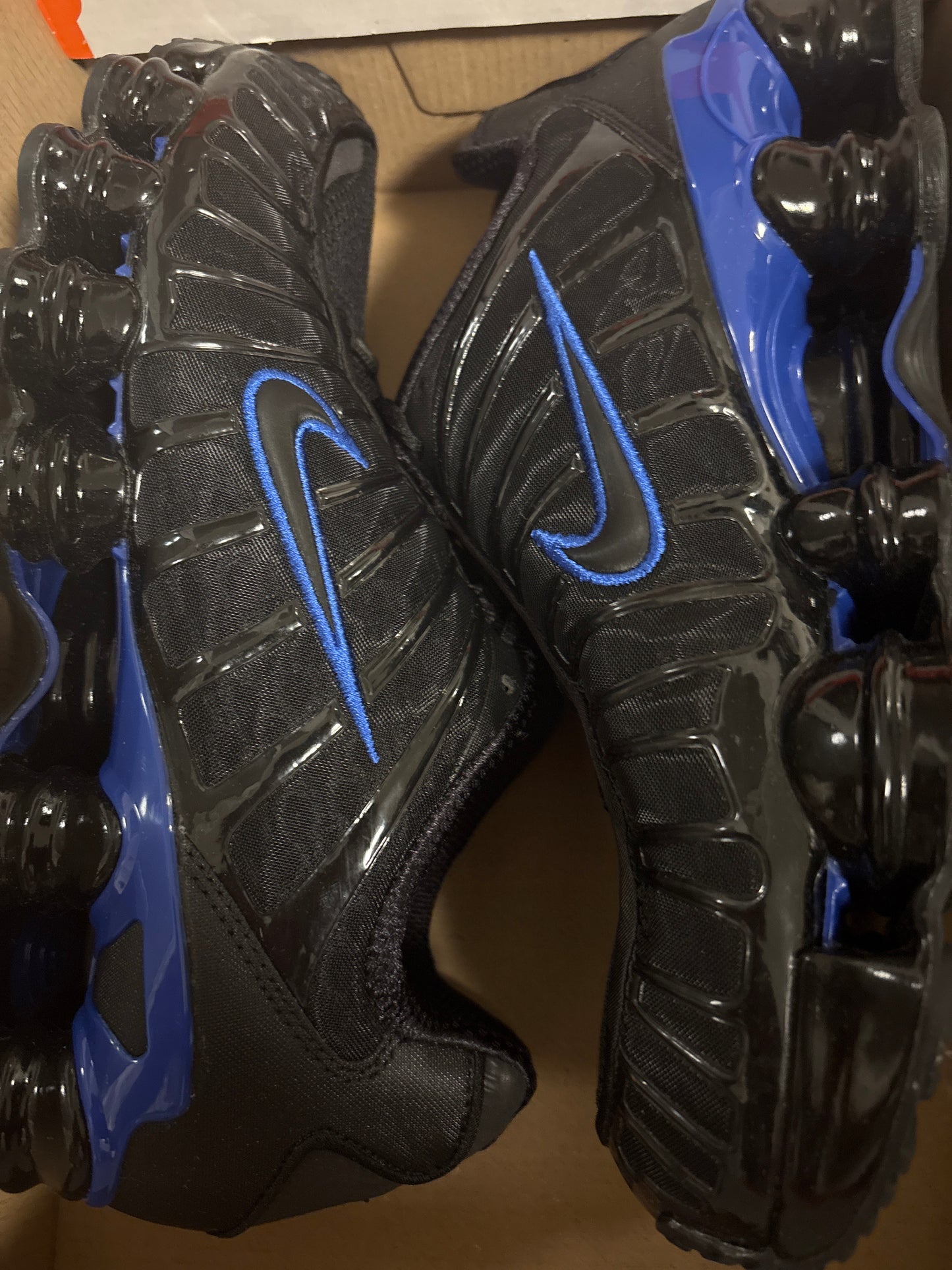 Nike Shox TL in blau/schwarz, Größe 46