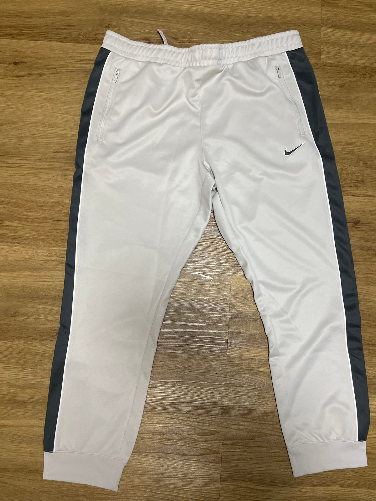 Nike Jogginghose, Creme/grau, Größe XXL