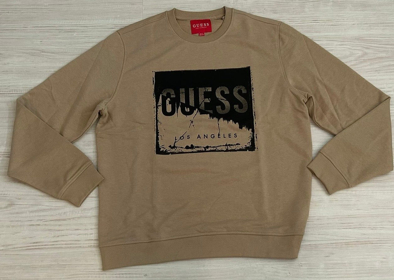 Guess Herren Pulli, Größe wählbar in braun/schwarz