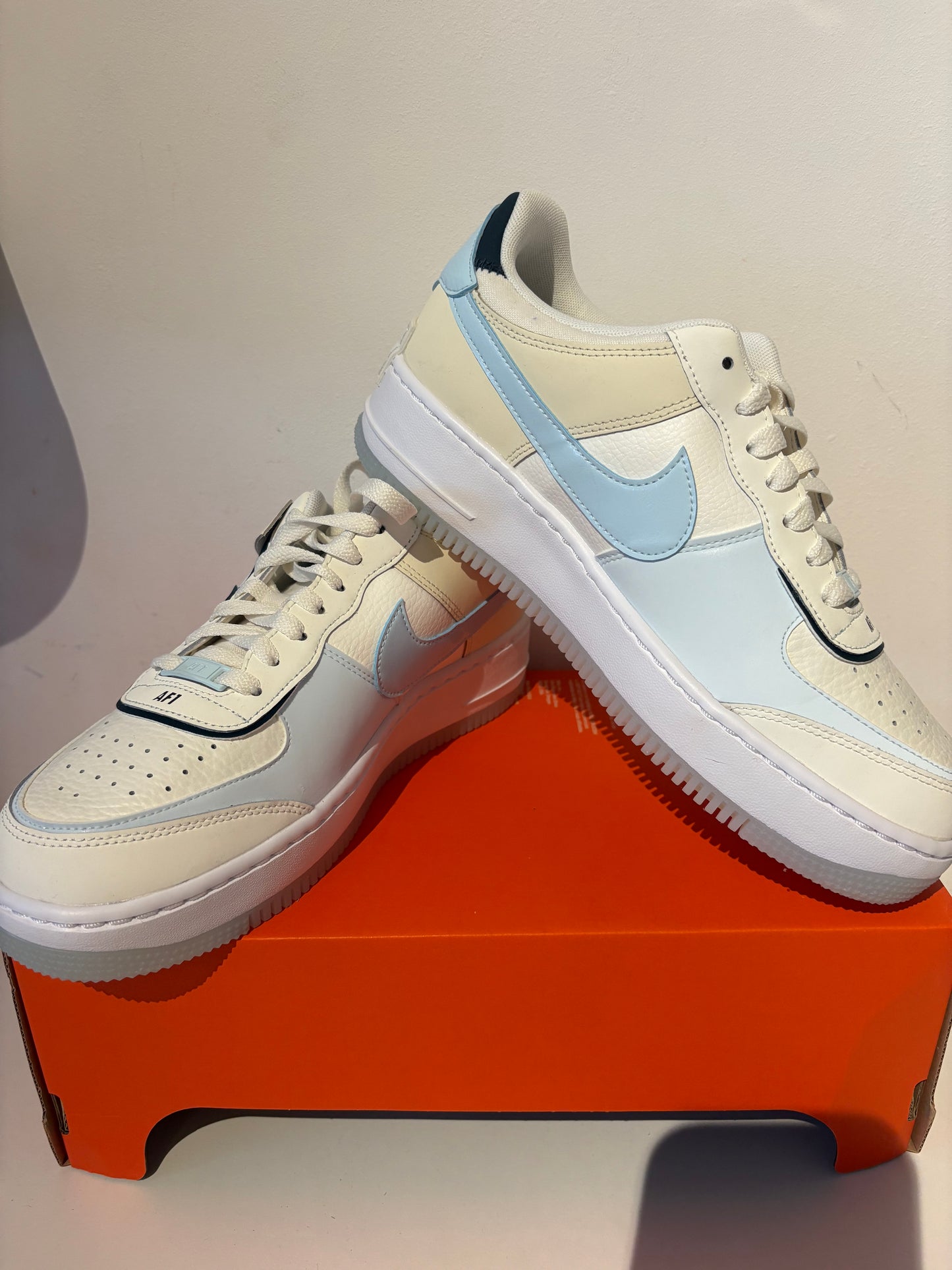 Nike Air Force 1 Shadow Gr. Wählbar weiss/beige/hellblau/dunkelblau