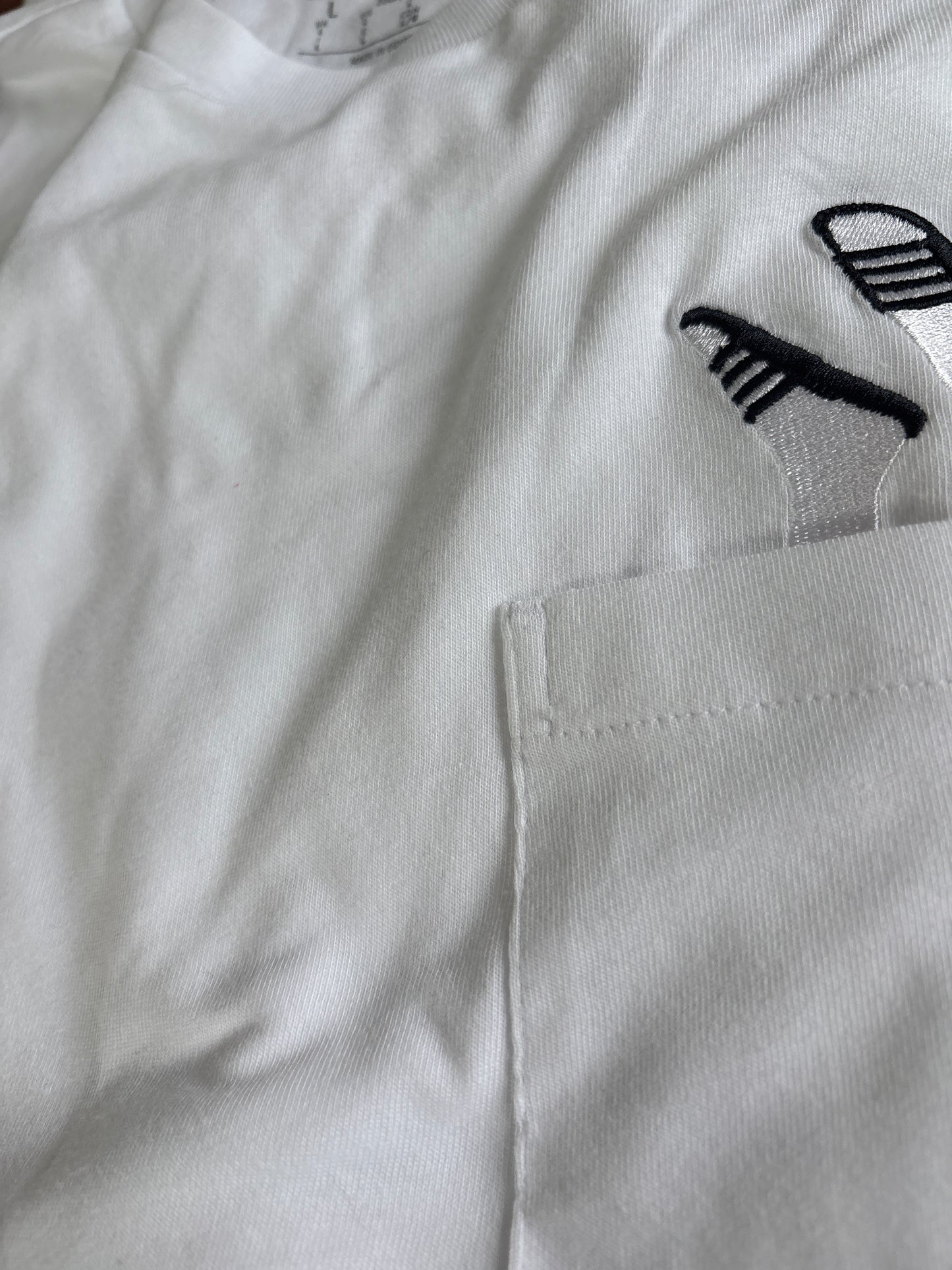 Adidas Shirt, Größe wählbar in weiss/Füße