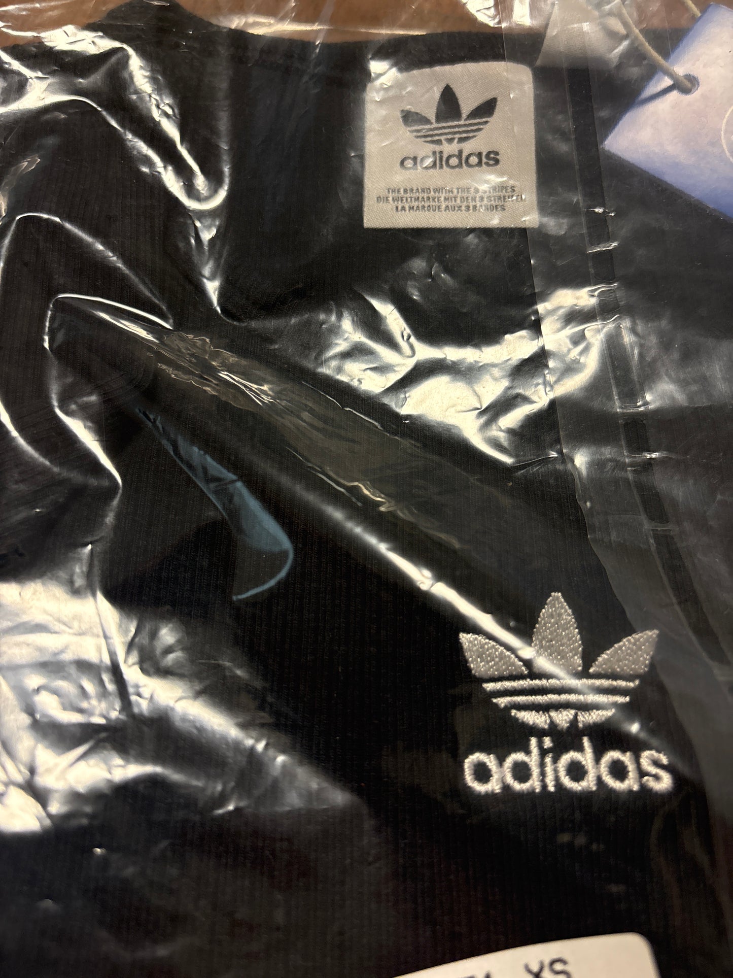 Adidas Frauen Oberteil in schwarz, Größe wählbar