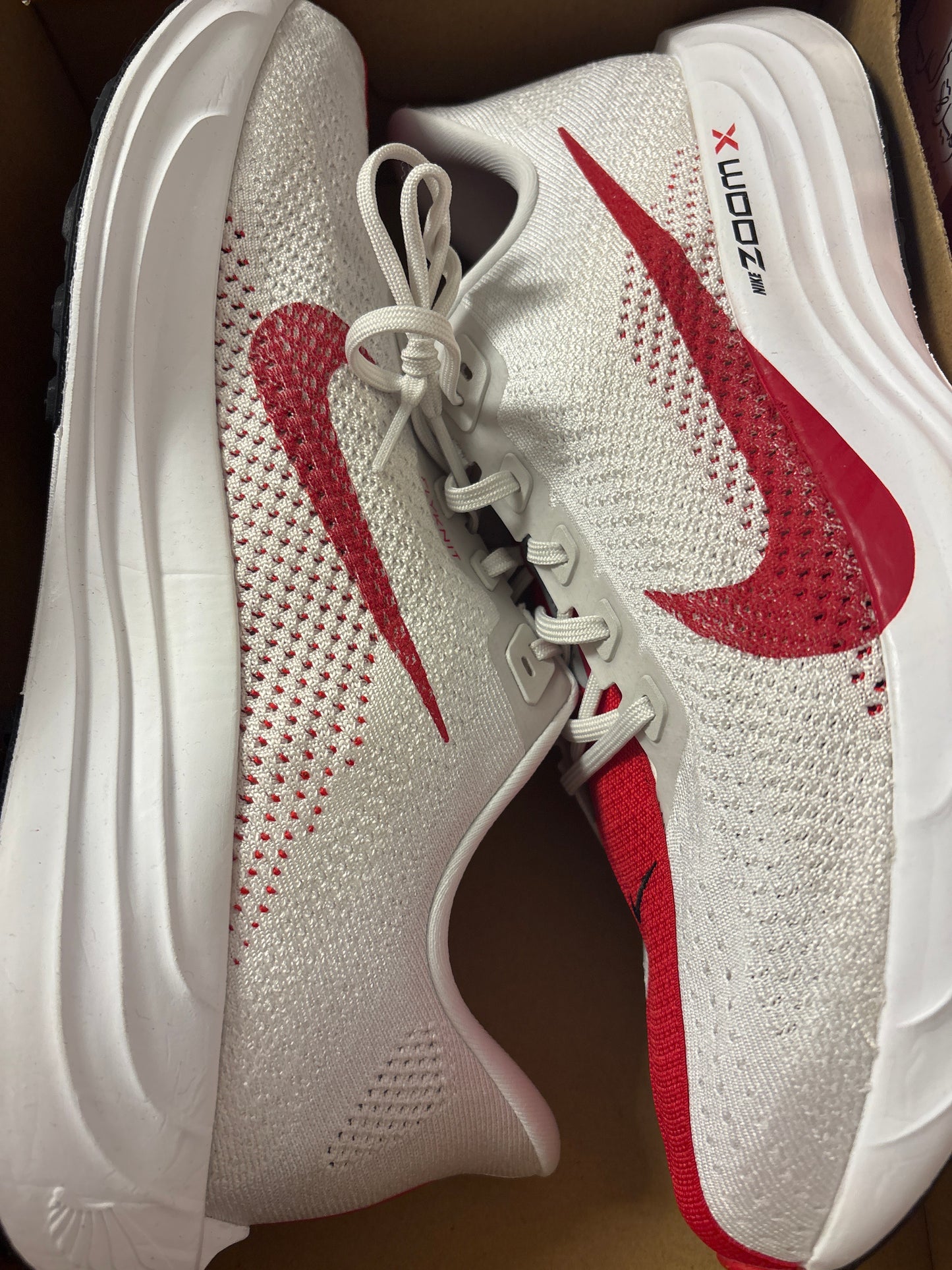 Nike Pegasus Plus, rot/weiss, Größe wählbar