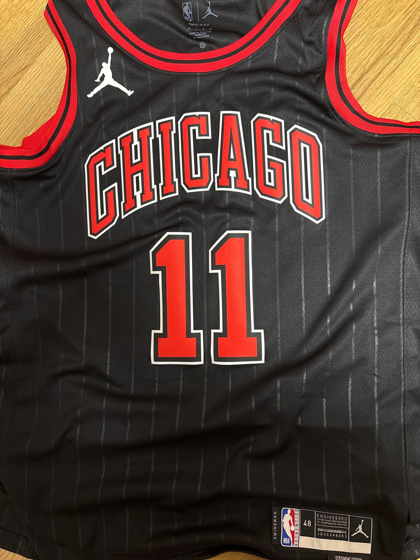 Nike NBA Kinder Trikot Chicago Bulls, Größe wählbar in schwarz/rot
