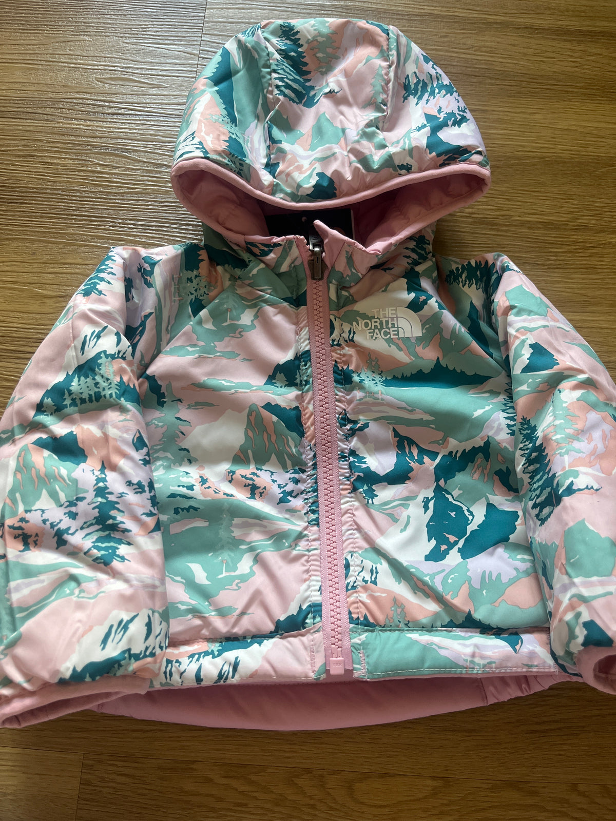 The North Face Kinder Jacke zum wenden, Größe 0-3 Monate