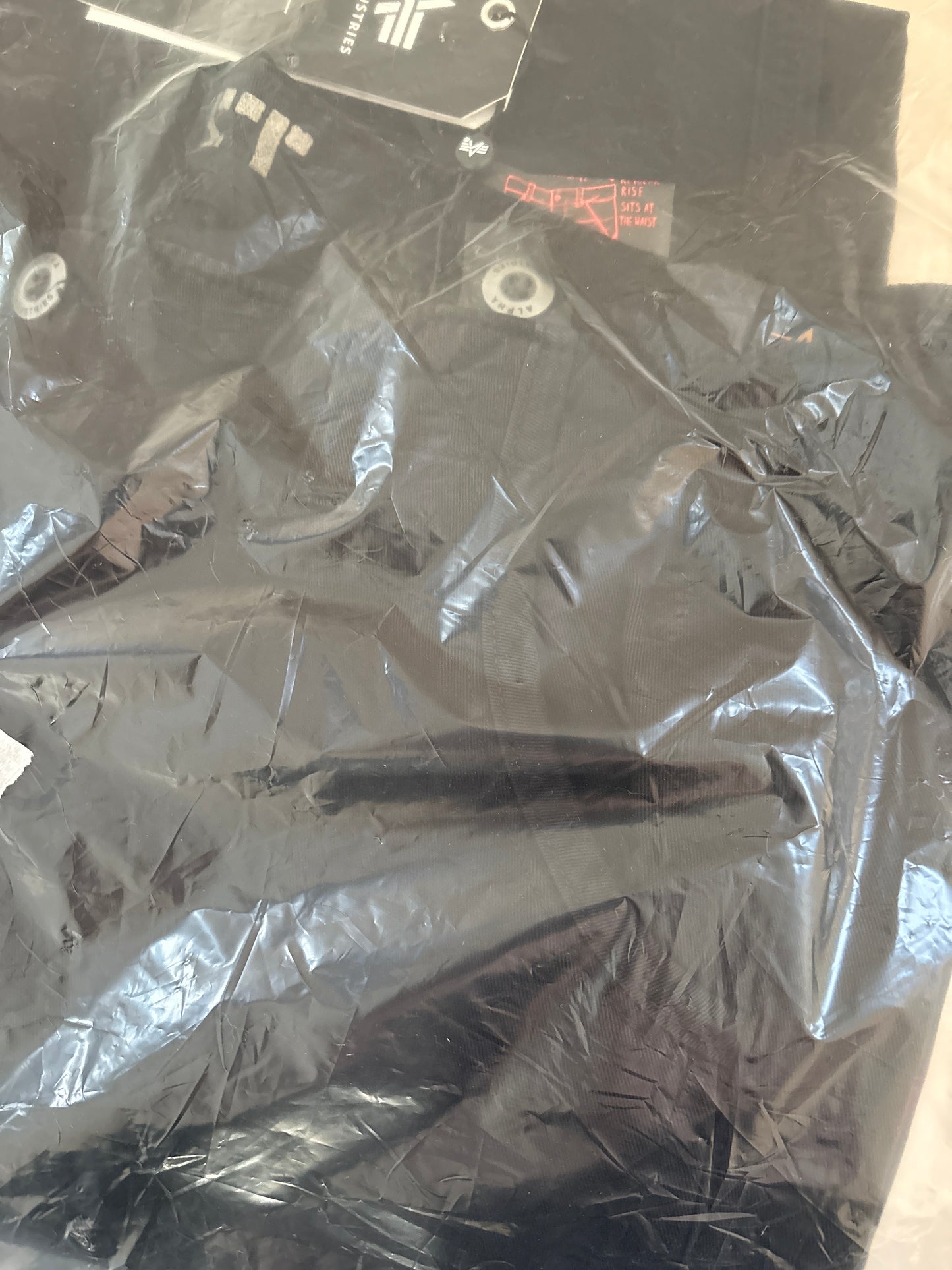 Alpha Industries Hose schwarz , Größe wählbar