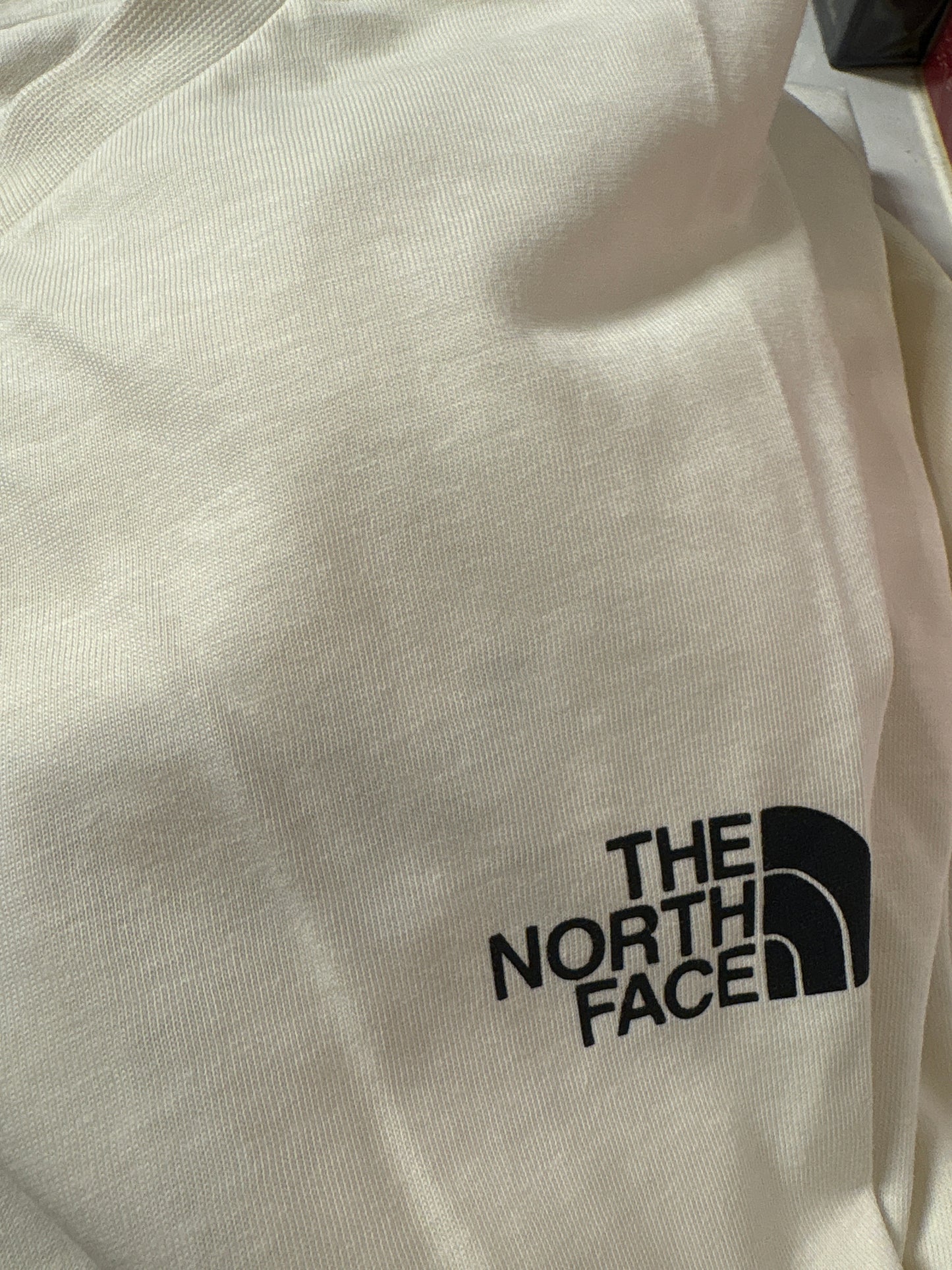 North Face Langarmshirts in weiss/schwarz , Grösse wählbar