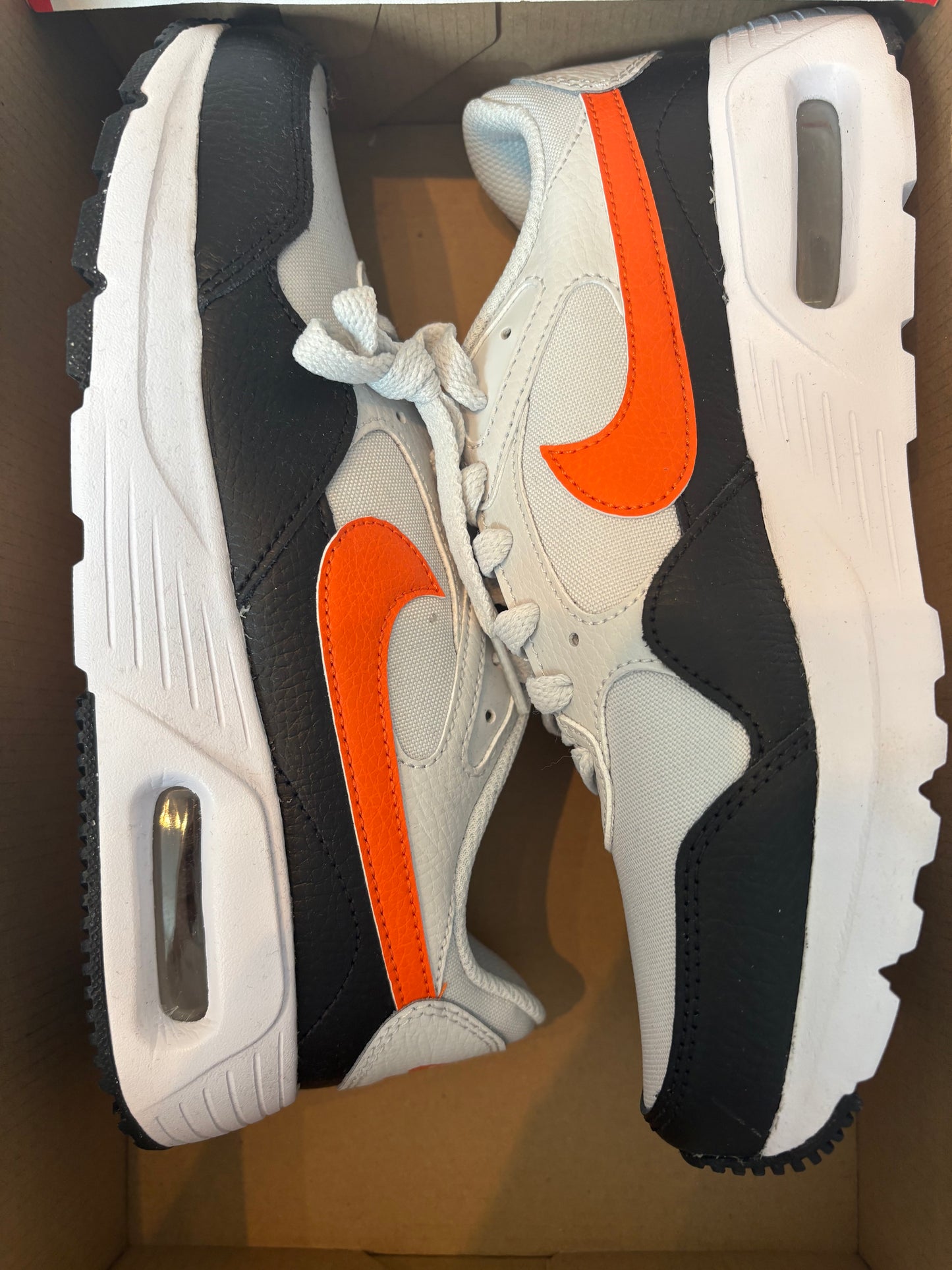 Nike Air Max SC grau/orange/weiss, Grösse 38,5