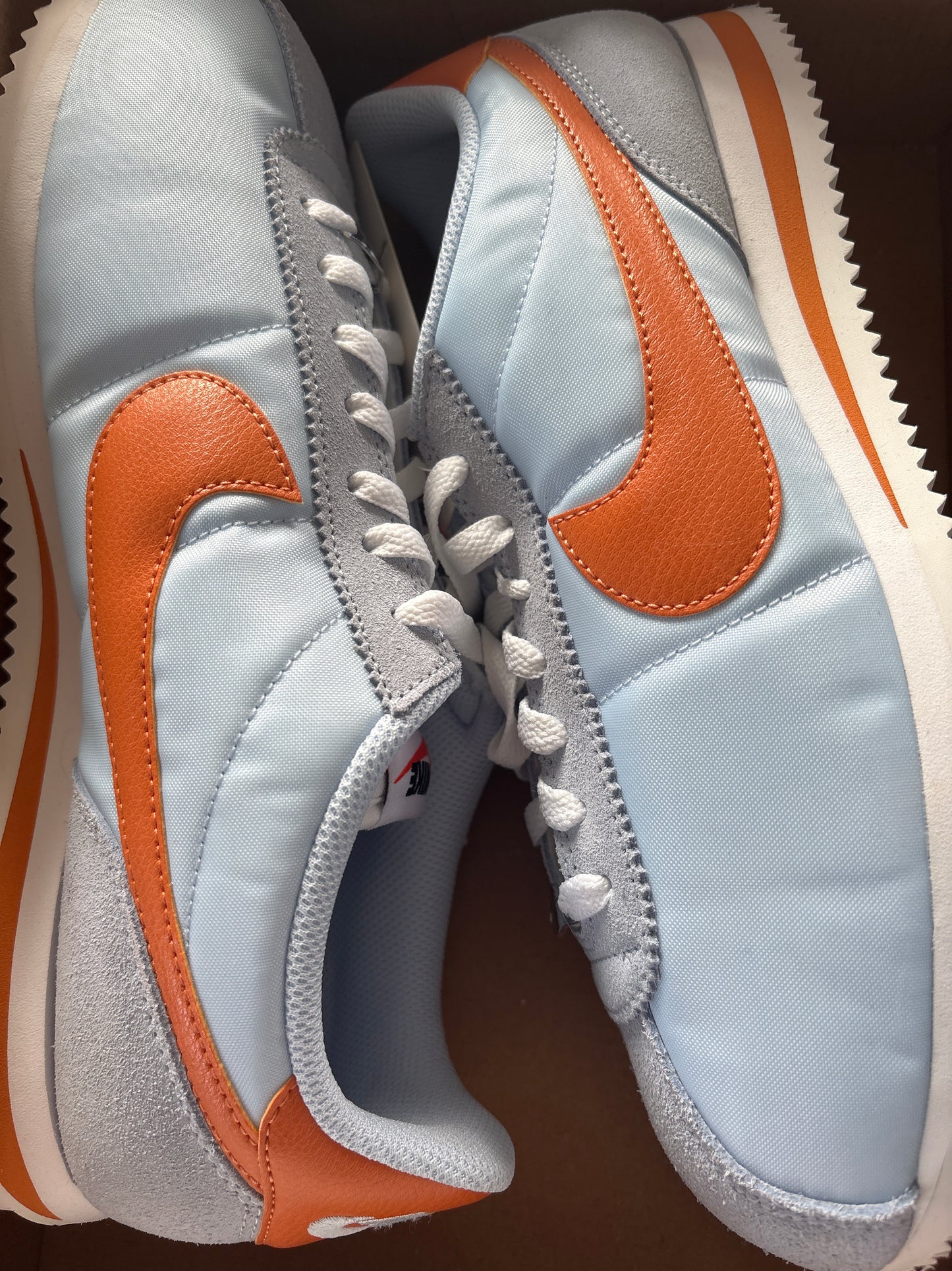 Nike Cortez in hellblau/hellbraun, Größe wählbar