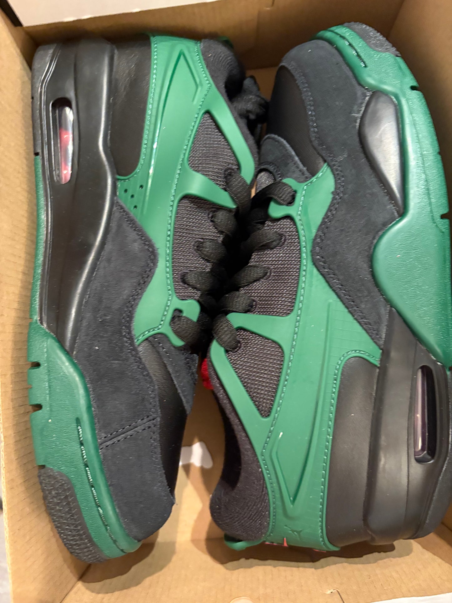 Nike Air Jordan 4 RM in schwarz grün, Größe wählbar