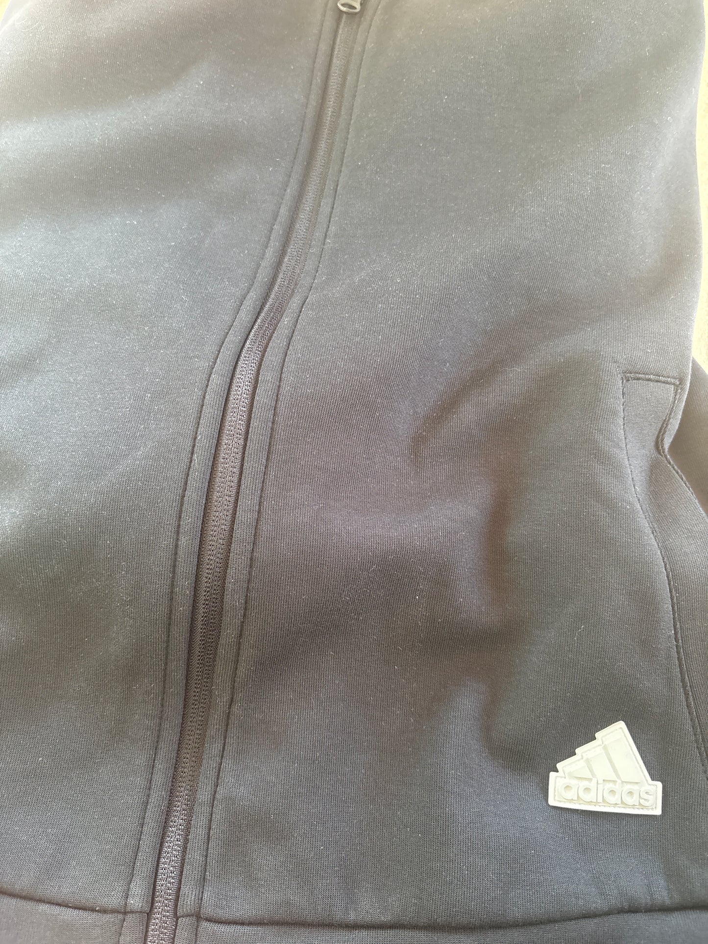 Adidas Damen Joggingjacke schwarz, Größe wählbar