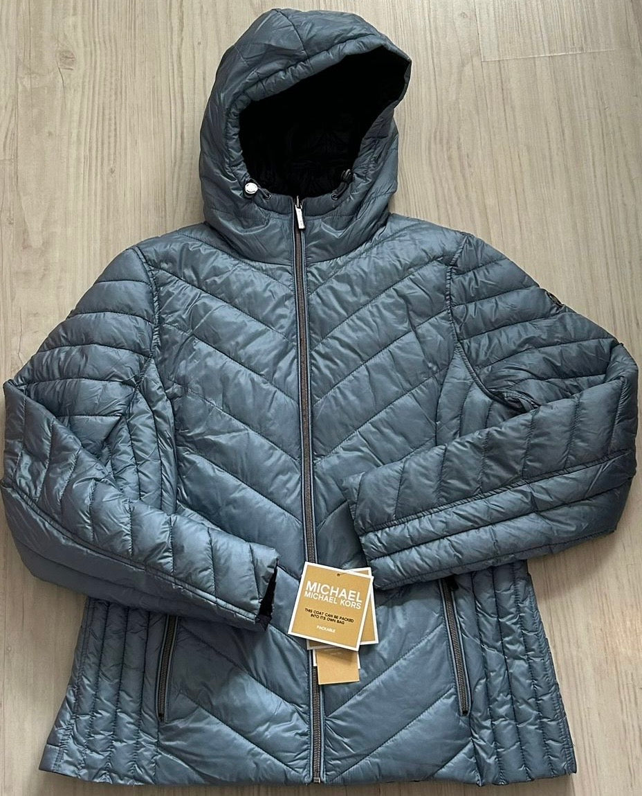 Michael Kors Wendejacke in hellblau/dunkelblau, Grösse M