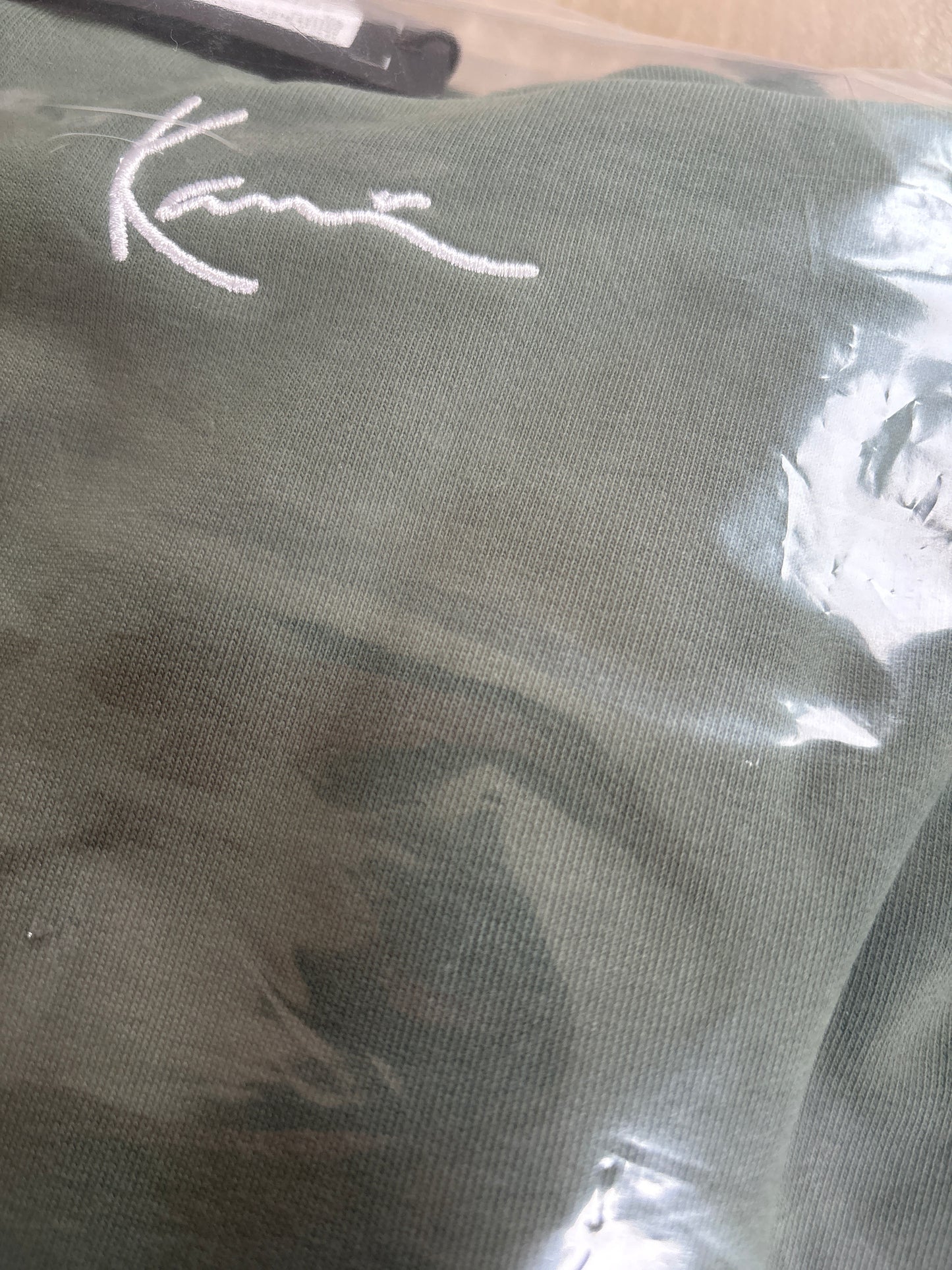 Karl Kani Hoodie, Größe XXL, grünton