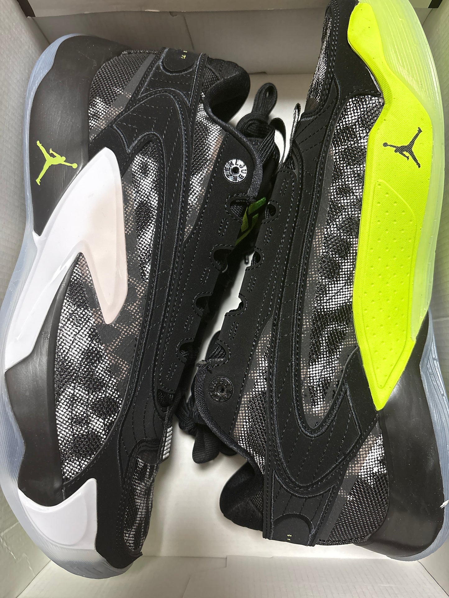 Nike Jordan Luka 2, weiss/schwarz/grün, Größe 44