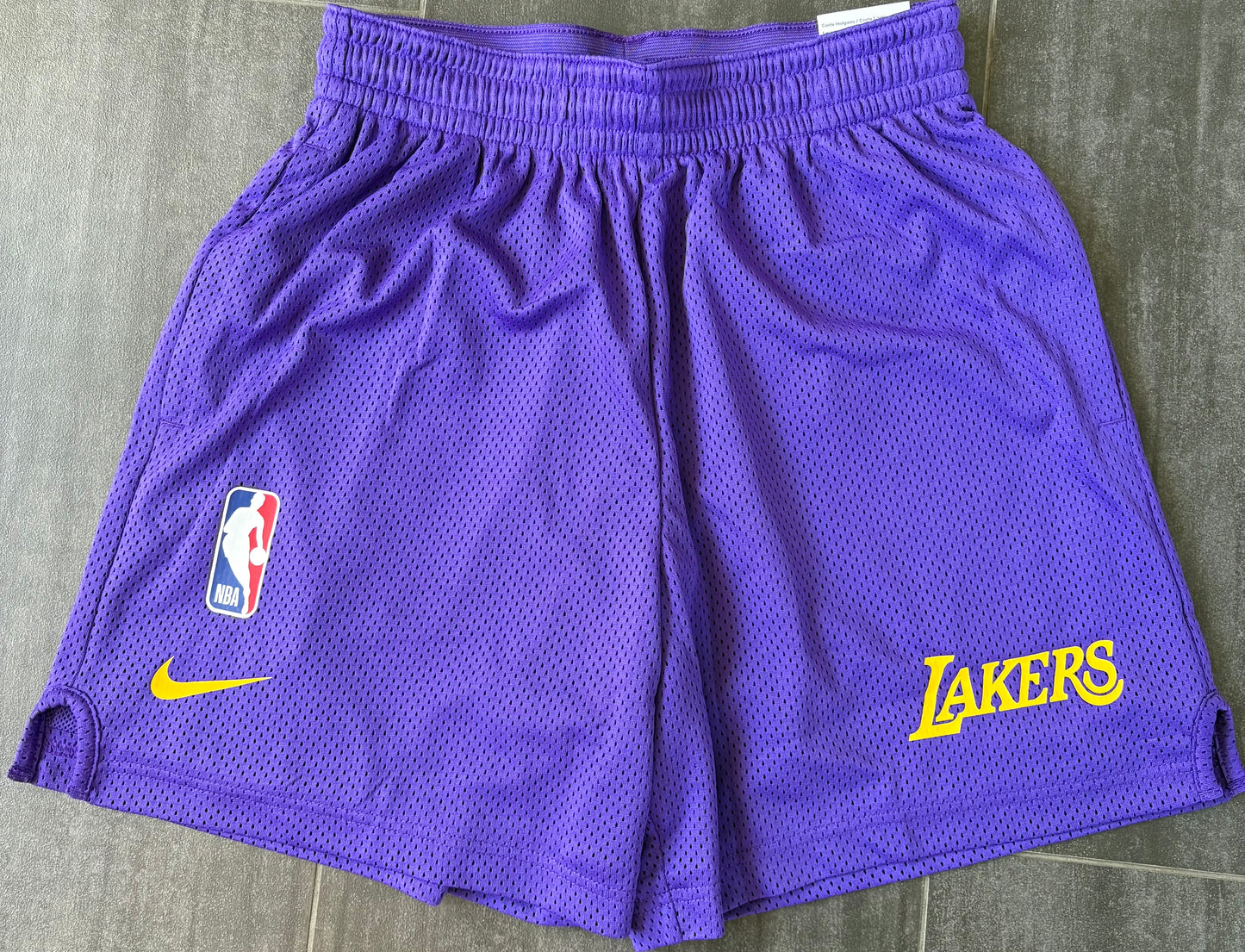 Nike kurze NBA Hose Los Angeles Lakers, lila, Größe S