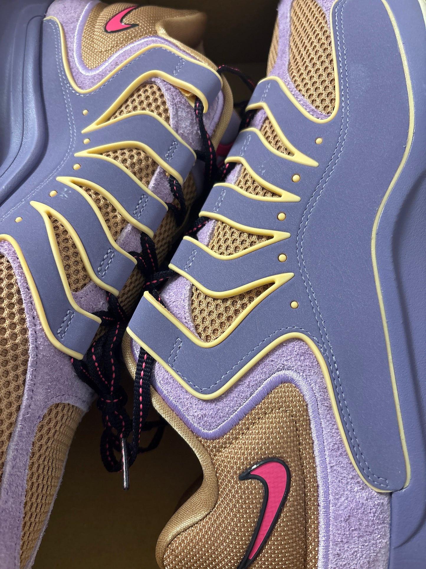 Nike KD18, Größe 48 in lila/braun