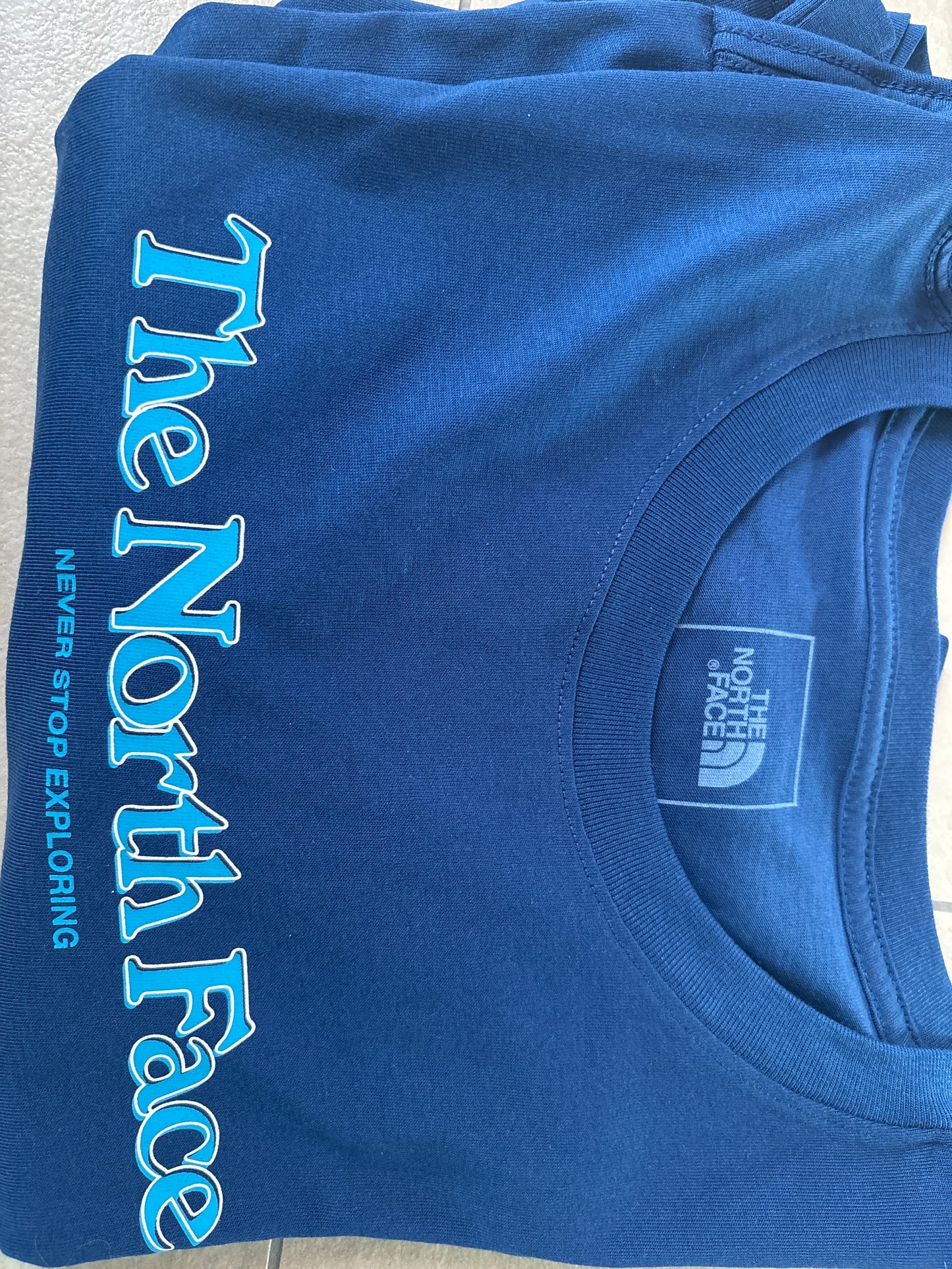 North Face Shirt in blau, Grösse wählbar
