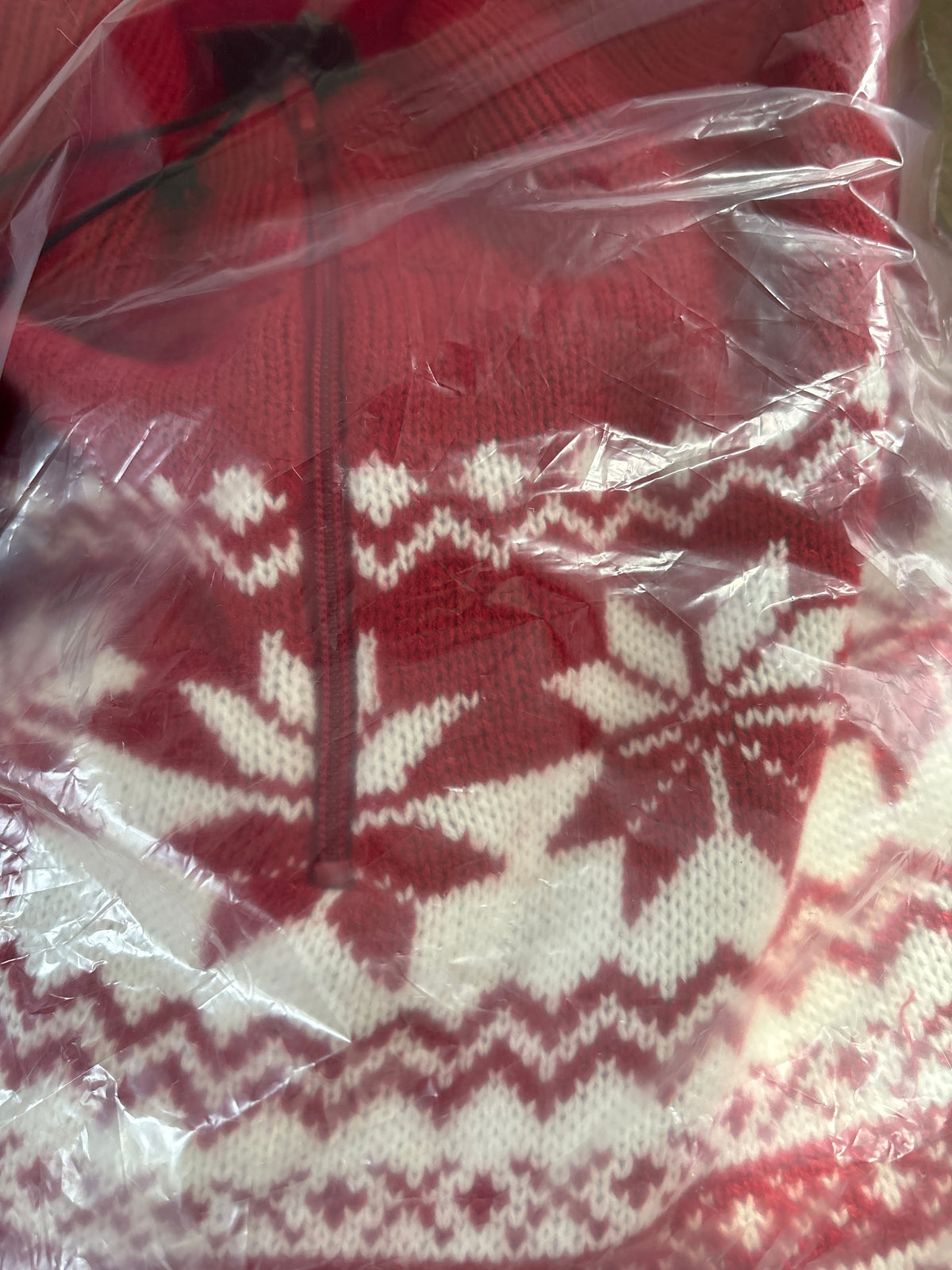 Brandit Zipper/Pulli rot/weiss, Größe 5XL