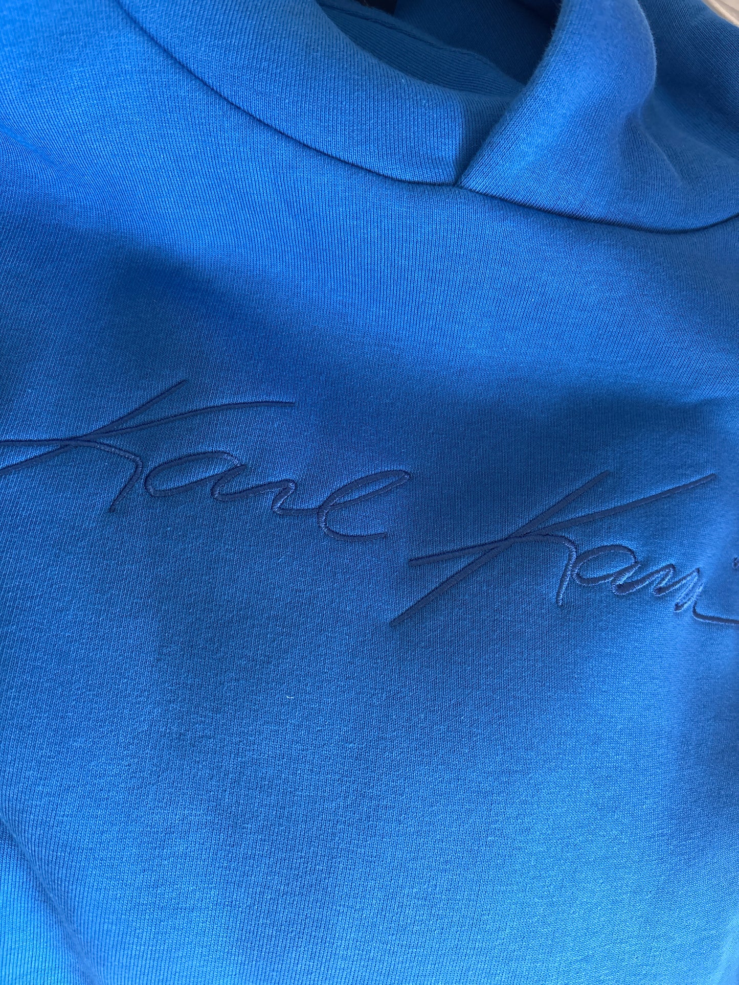 Karl Kani Hoodie, Größe XL, blau