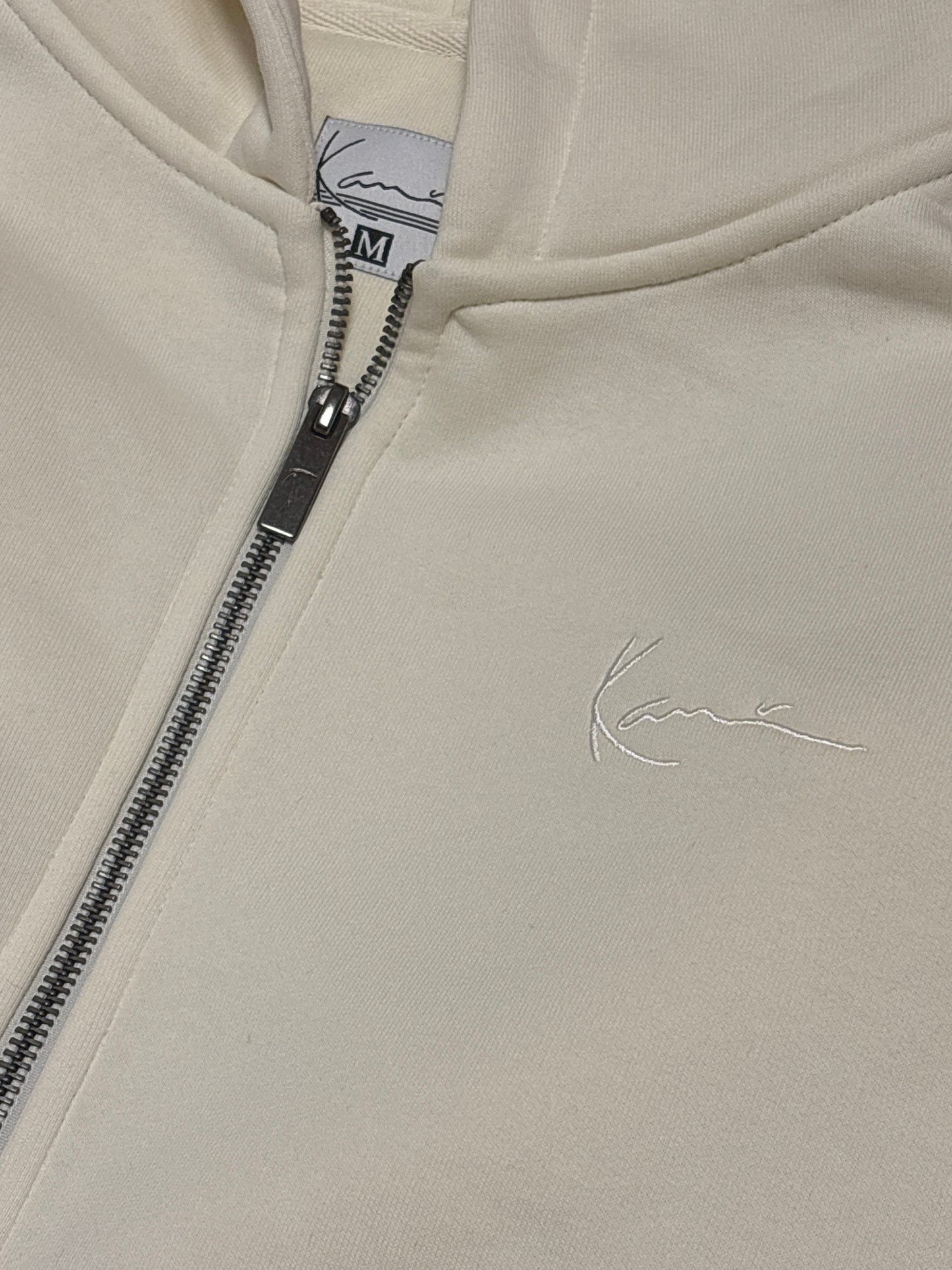 Karl Kani Joggingjacke in creme, Größe M