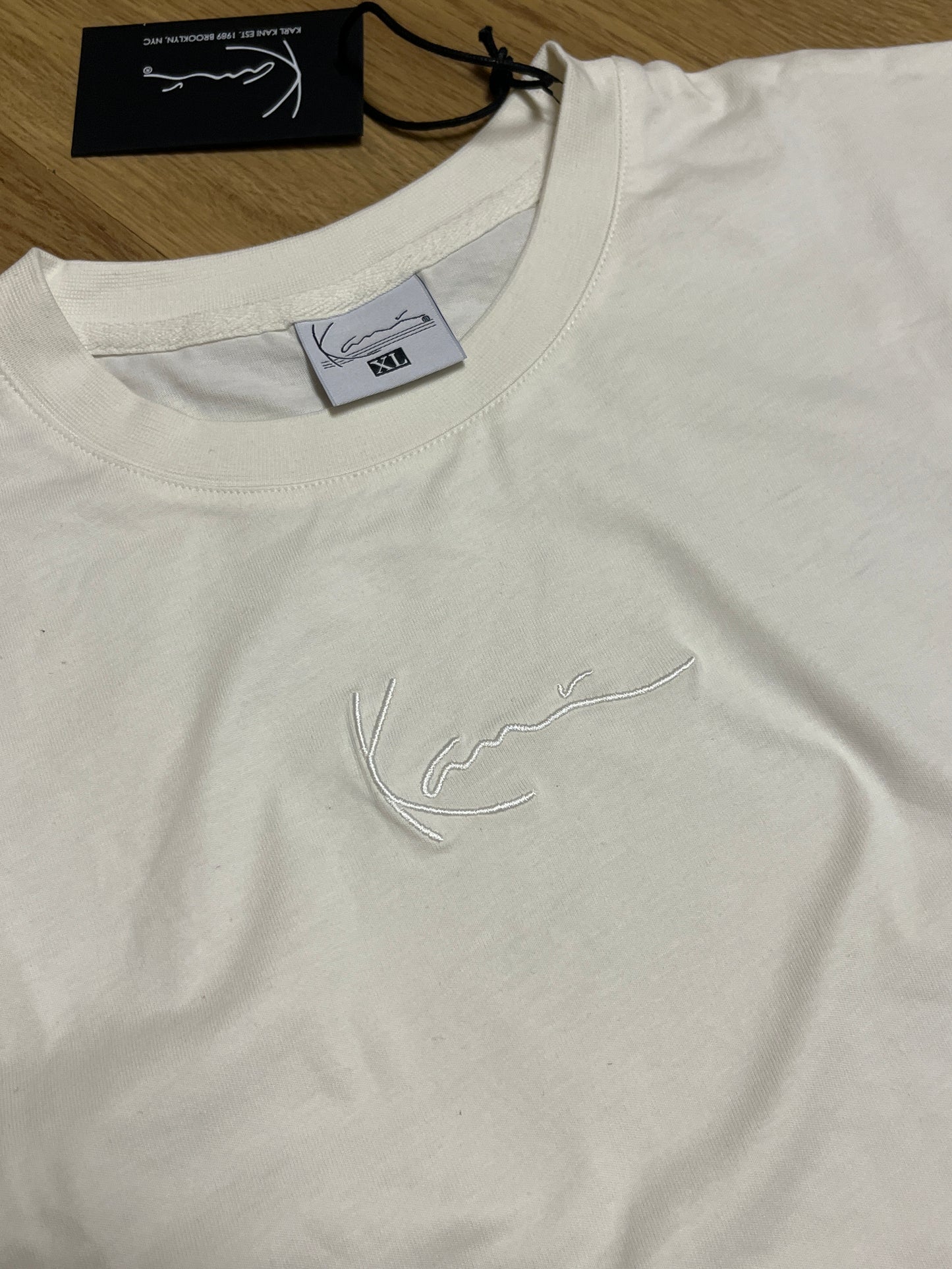 Karl Kani Muskelshirt in weiß, Größe XL