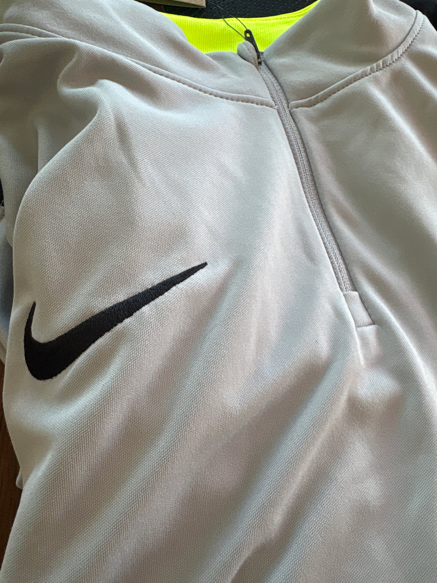 Nike Trainingszipper, Größe XXL, grau/schwarz/neon