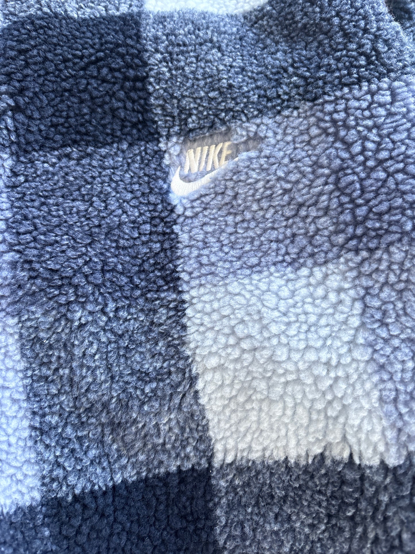 Nike Fleece Zipper, Größe XL, gestreift