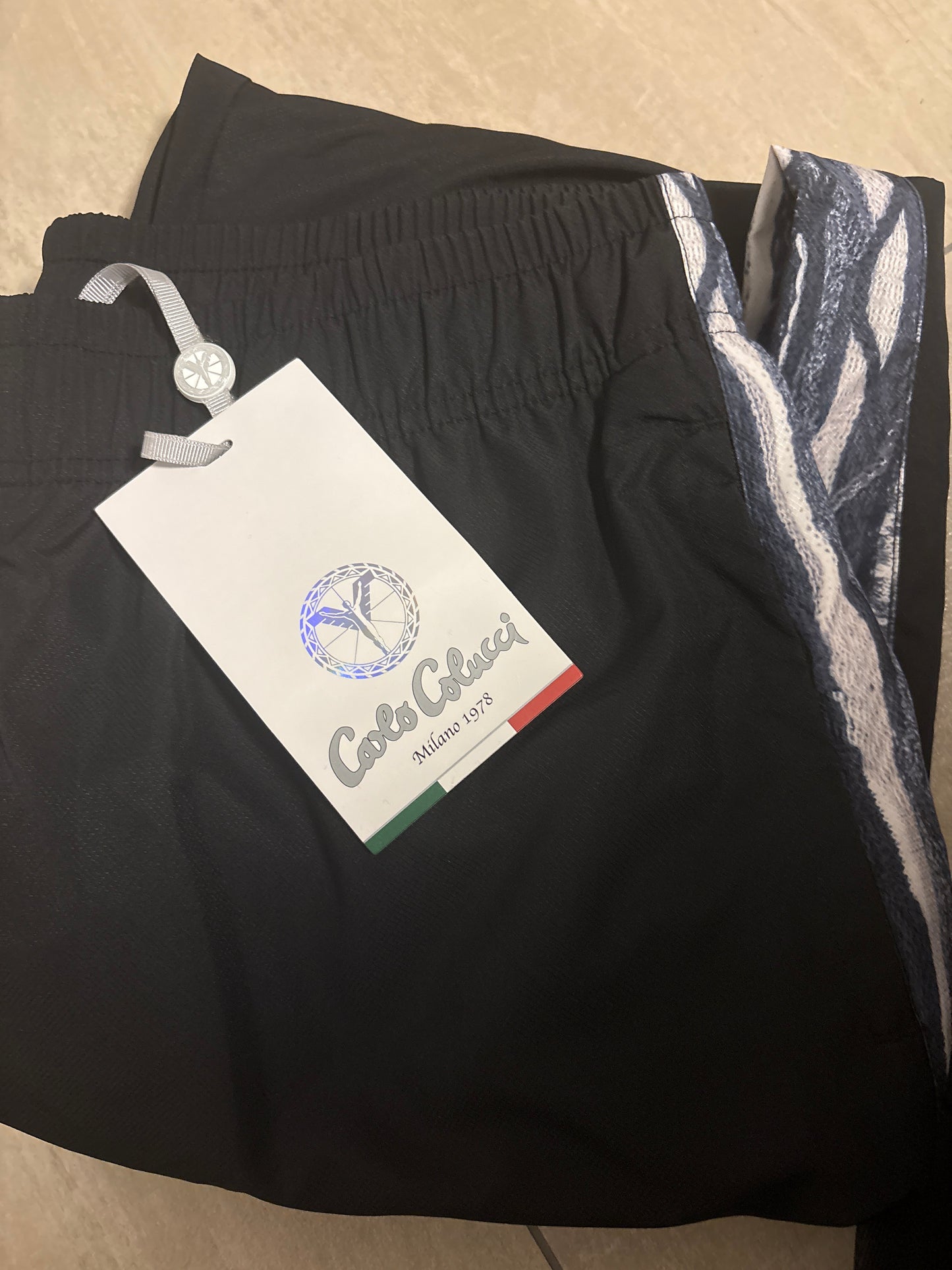 Carlo Colucci Jogginghose in schwarz, Größe L