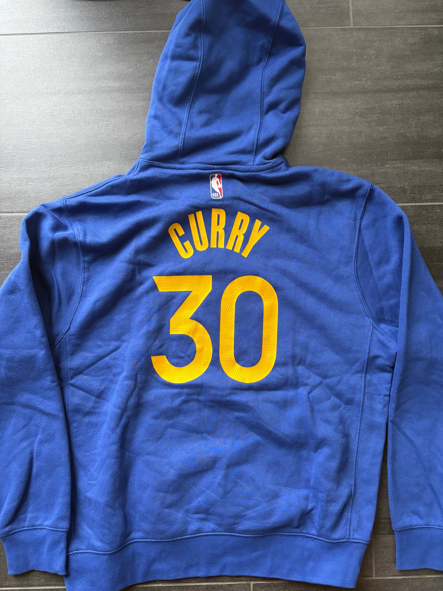 Nike NBA Hoodie Los Angeles Lakers, Größe M in blau/gelb