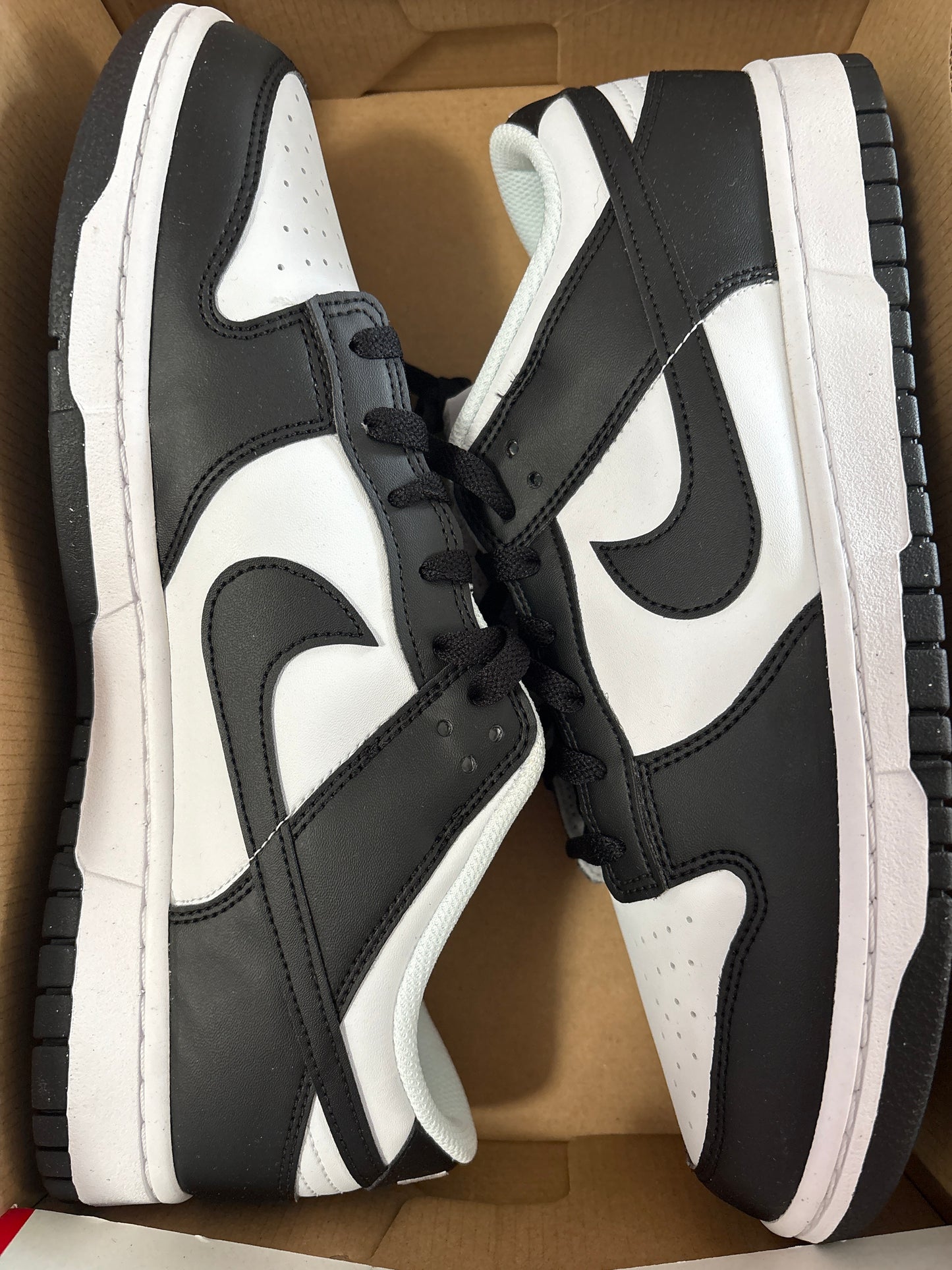 Nike Dunk low, weiss/schwarz, Größe wählbar