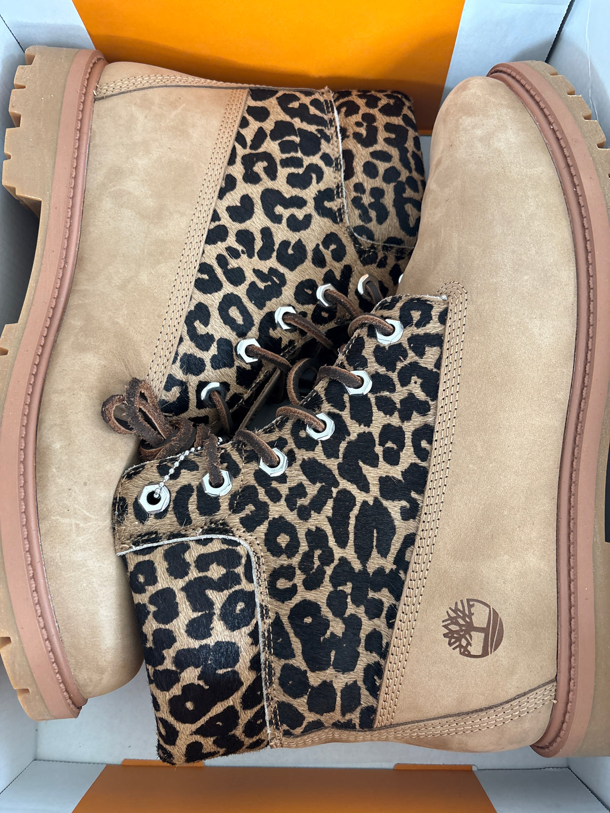 Timberland Boot, braun/leo, Größe 42