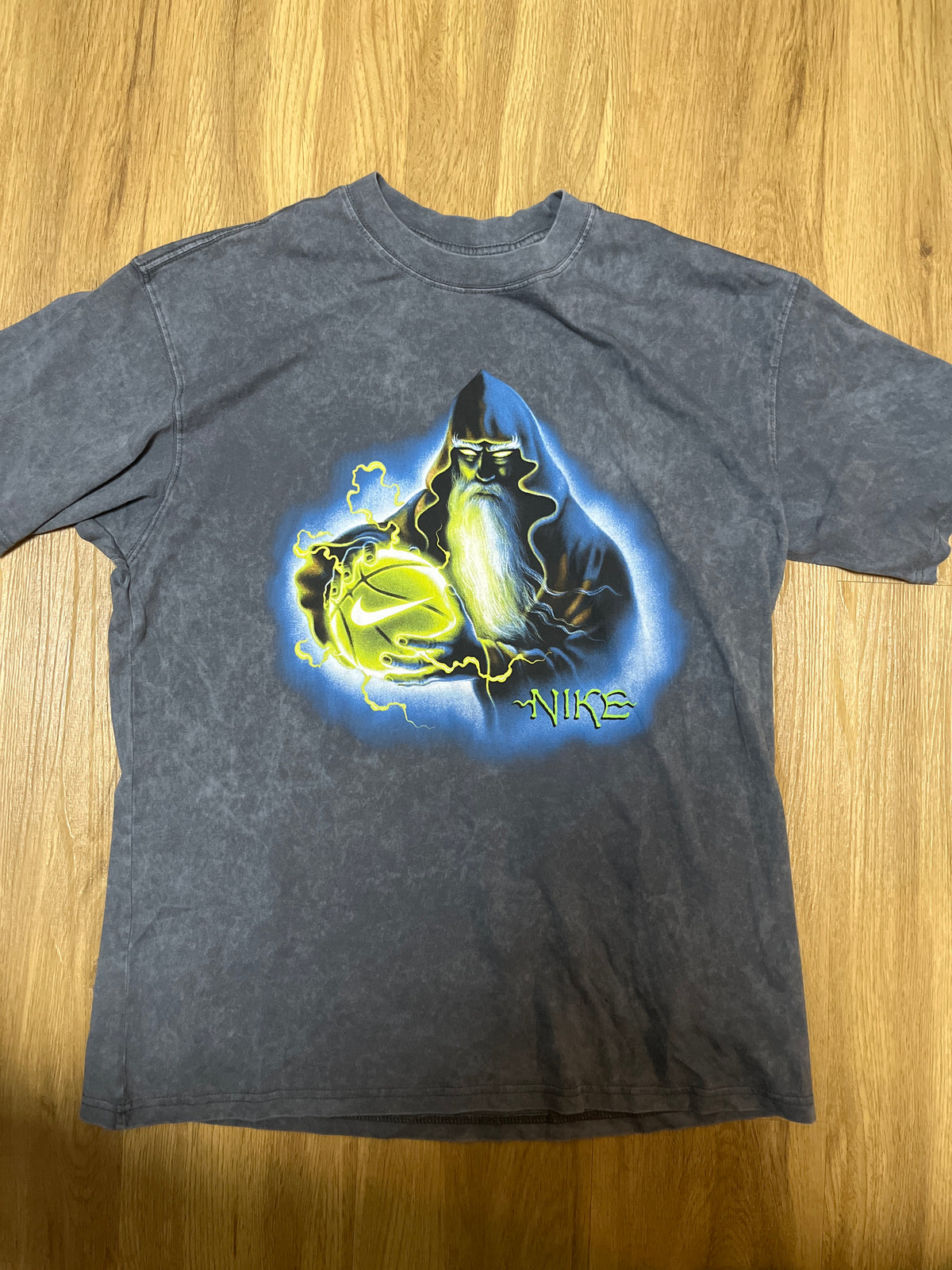 Nike Shirt, Größe M in grau/Muster