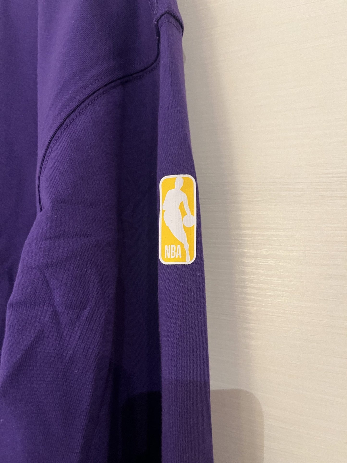 Nike NBA Sweatshirt/Pulli Los Angeles Lakers Herren Größe S in gelb/lila