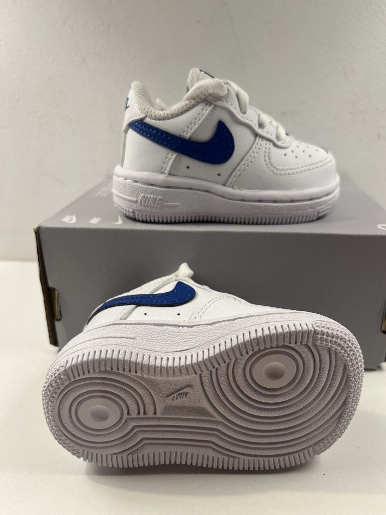 Nike Air Force 1 Low, Gr. 17 ( 2c ) weiss/blau