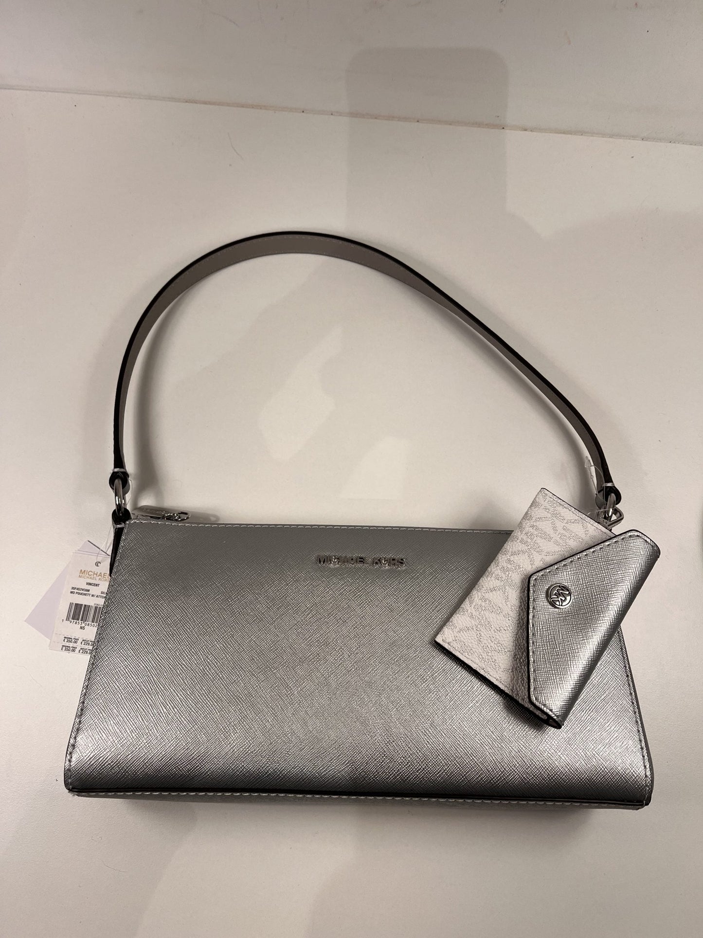 Michael Kors Tasche Pouchette silber