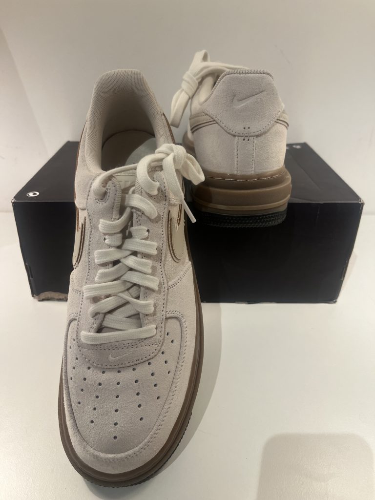Nike Air Force 1 Luxe beige/braun, Größe wählbar