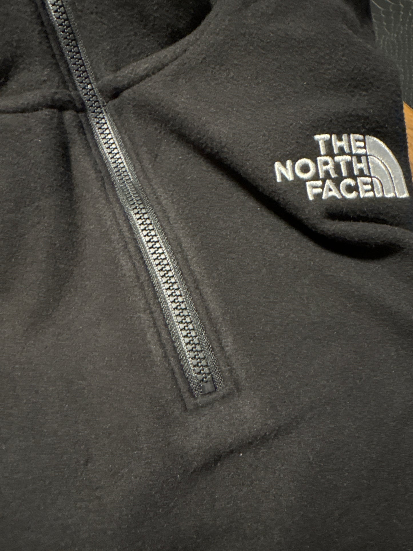 North Face Fleece Zipper, Größe wählbar, schwarz