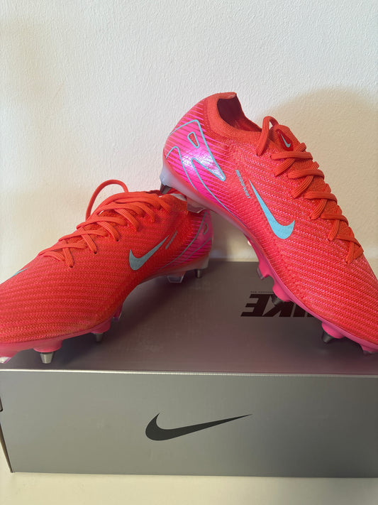 Nike ZM Vapor 16 Elite SG-Pro, Größe wählbar in pink/türkis ( Fussballschuh )